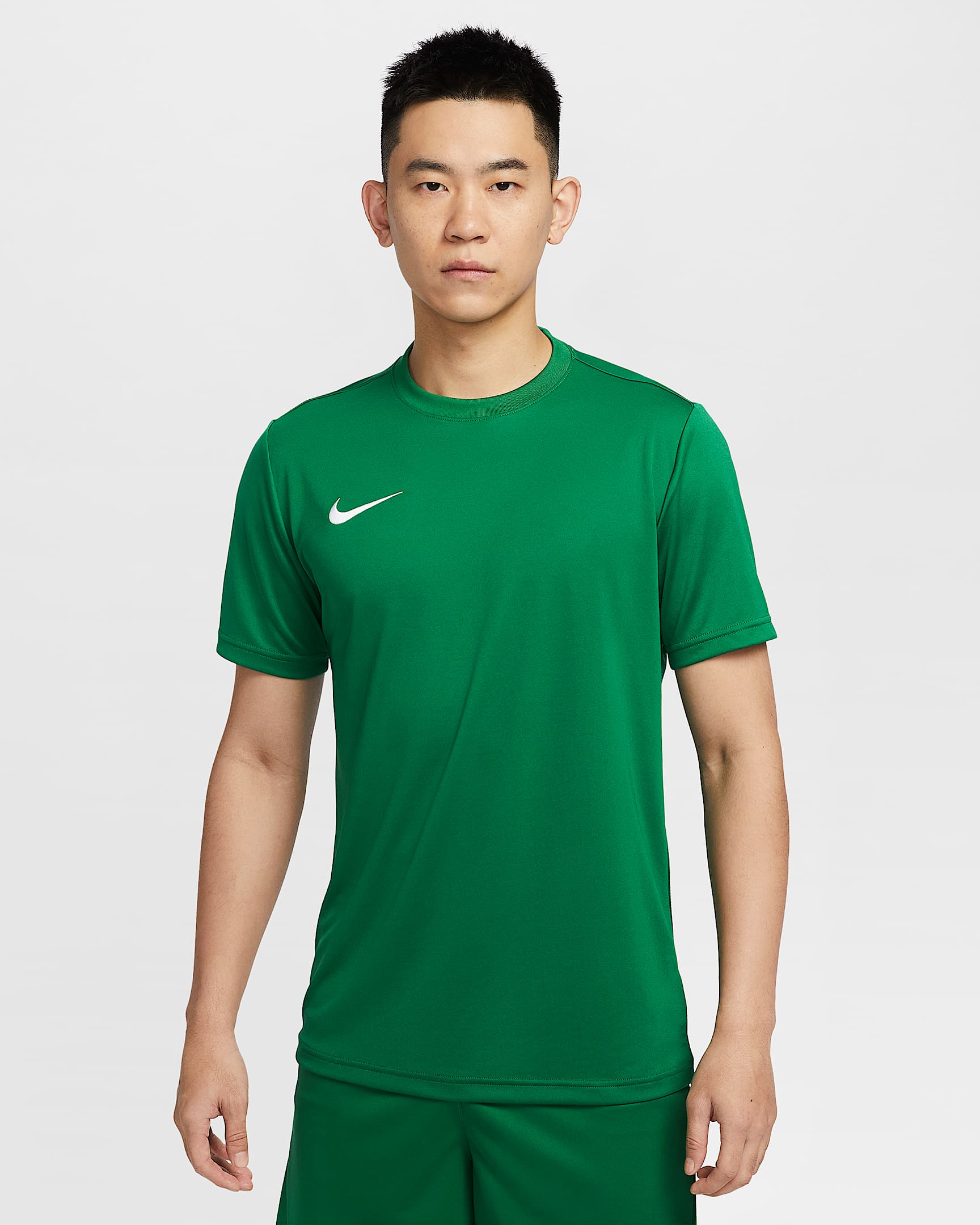 Nike Dri-FIT Park VII 男子速干短袖球衣 - 松绿
