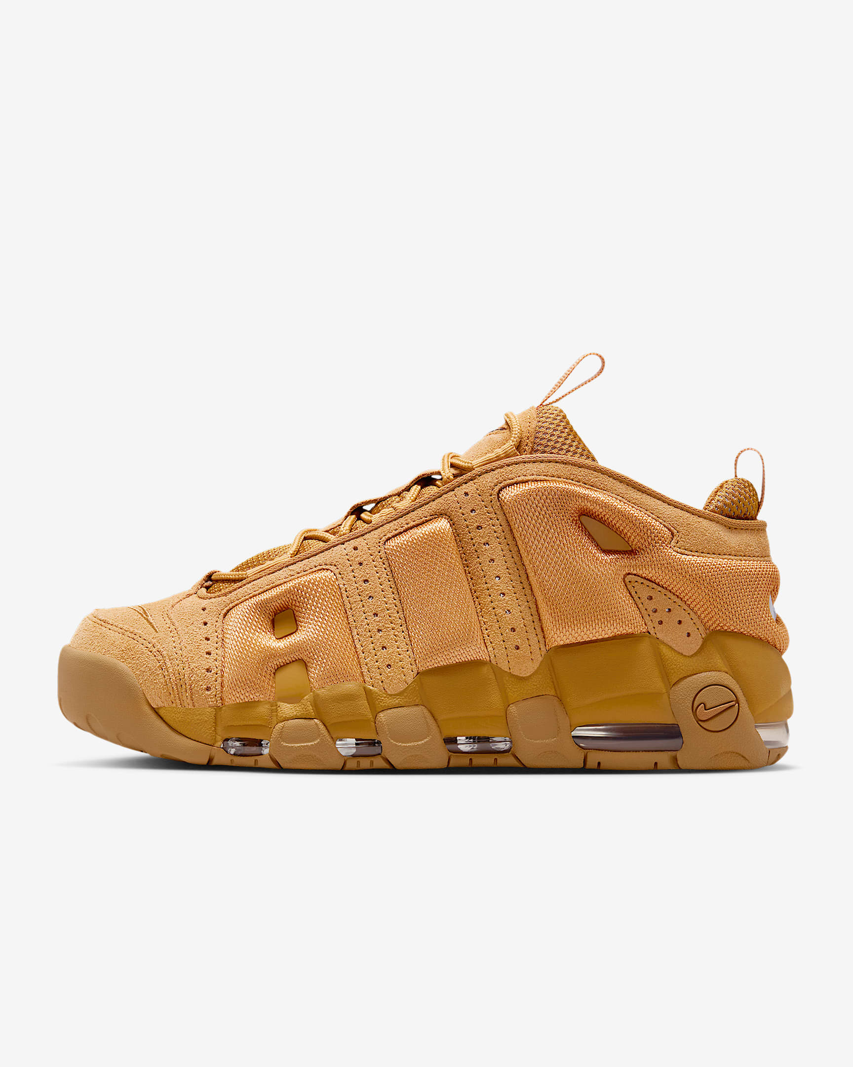 Nike Air More Uptempo Low 男子运动鞋 - 麦黄/亚麻