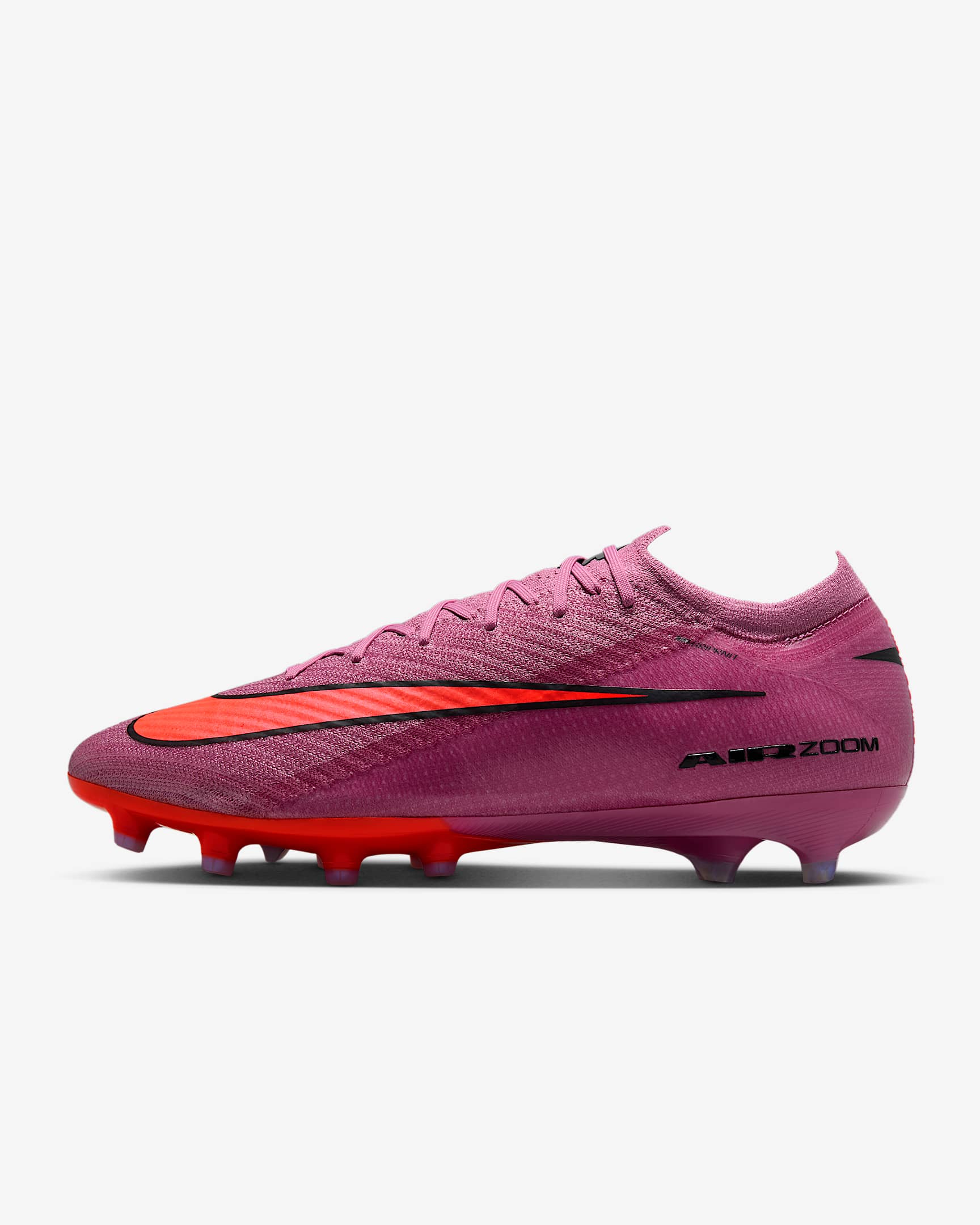 Nike Mercurial Vapor 16 Elite 耐克刺客系列人造草地低帮足球鞋 - 神秘火烈鸟红/鲜橙红/黑
