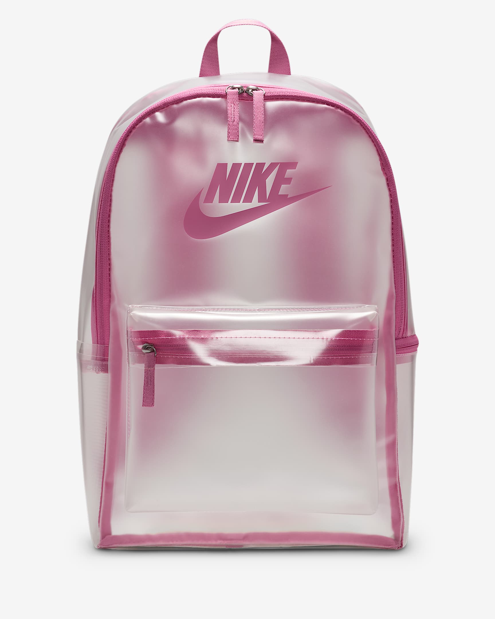 Nike Heritage Crystal 儿童双肩包 - 清透色/神秘火烈鸟红/神秘火烈鸟红