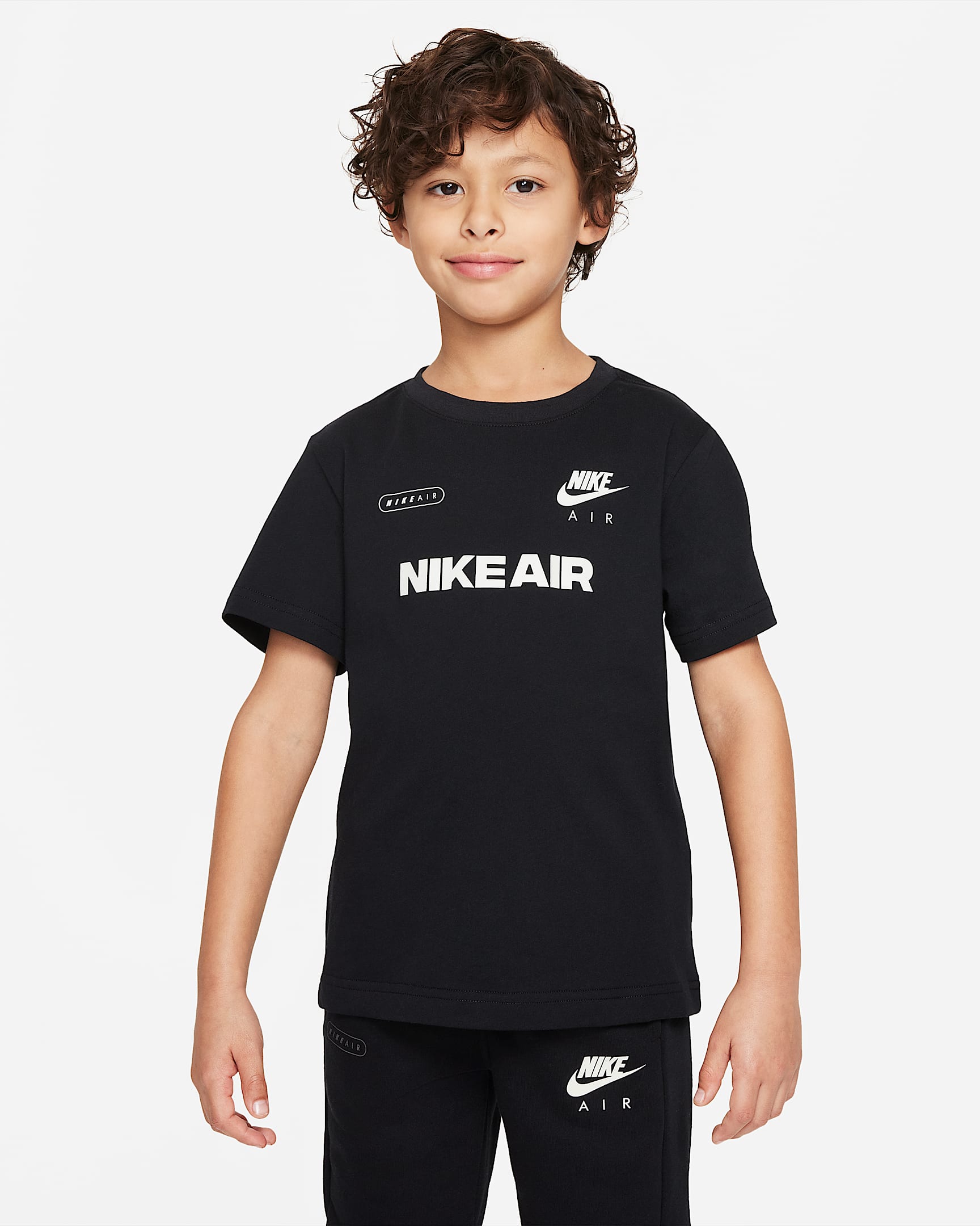Nike Air 幼童T恤 - 黑