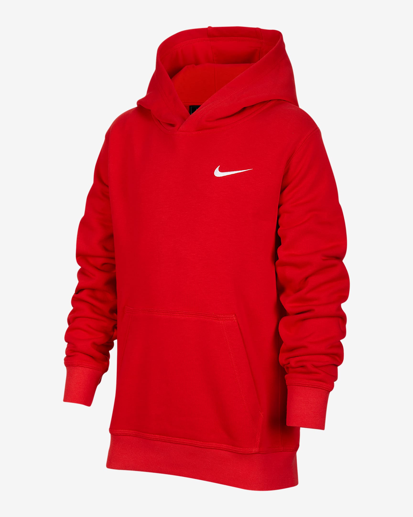 Nike Team Club 大童套头连帽衫 - 大学红