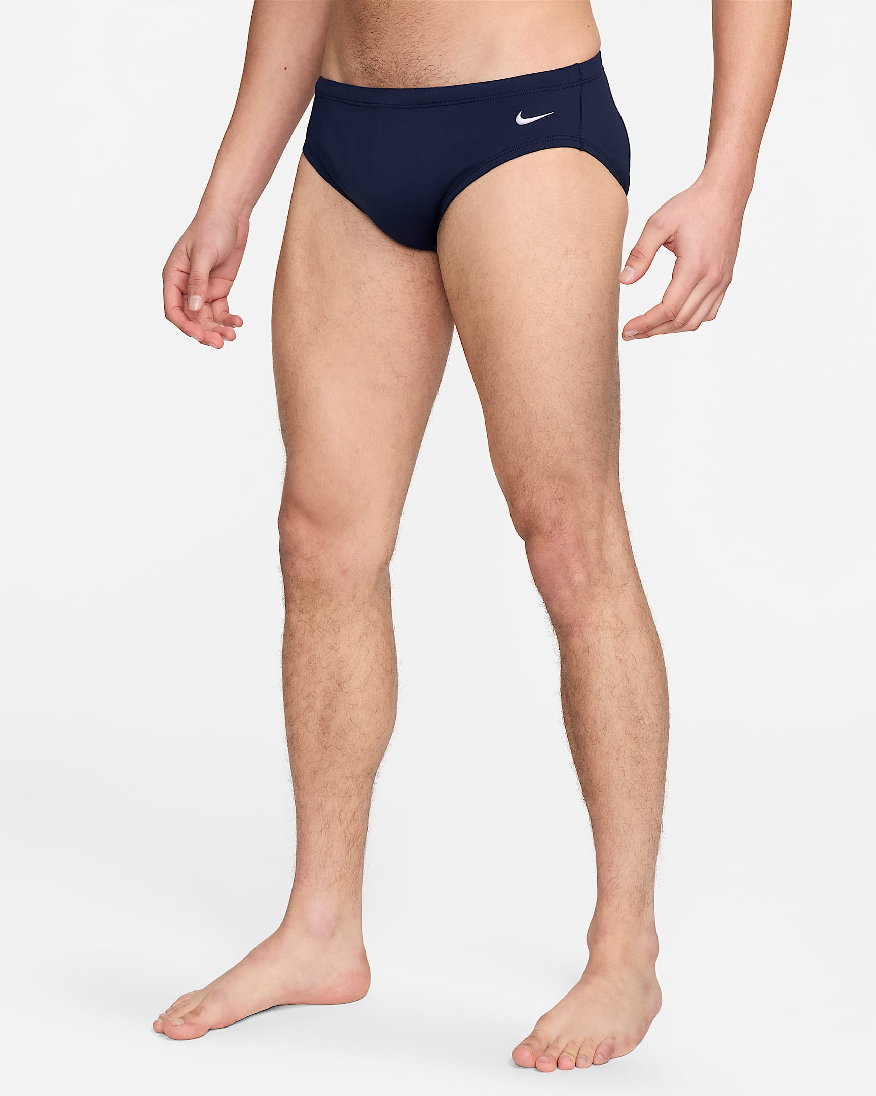 Nike Swim Solid 男子三角泳裤 - 深藏青/黑/白色