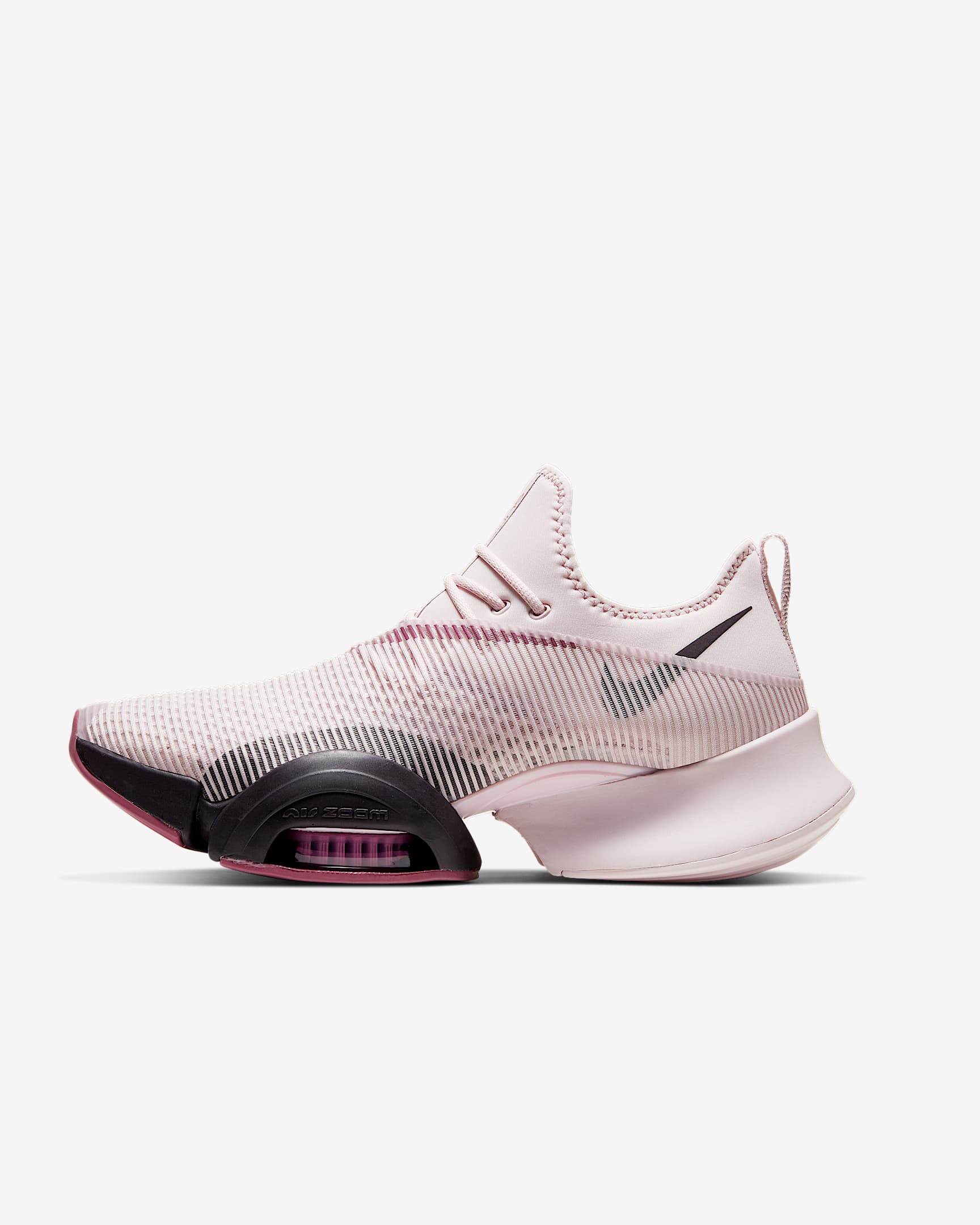 Nike Air Zoom SuperRep 女子训练鞋 - 微玫瑰红/阴影浆果红色/宇宙紫红/暗调勃艮第酒红