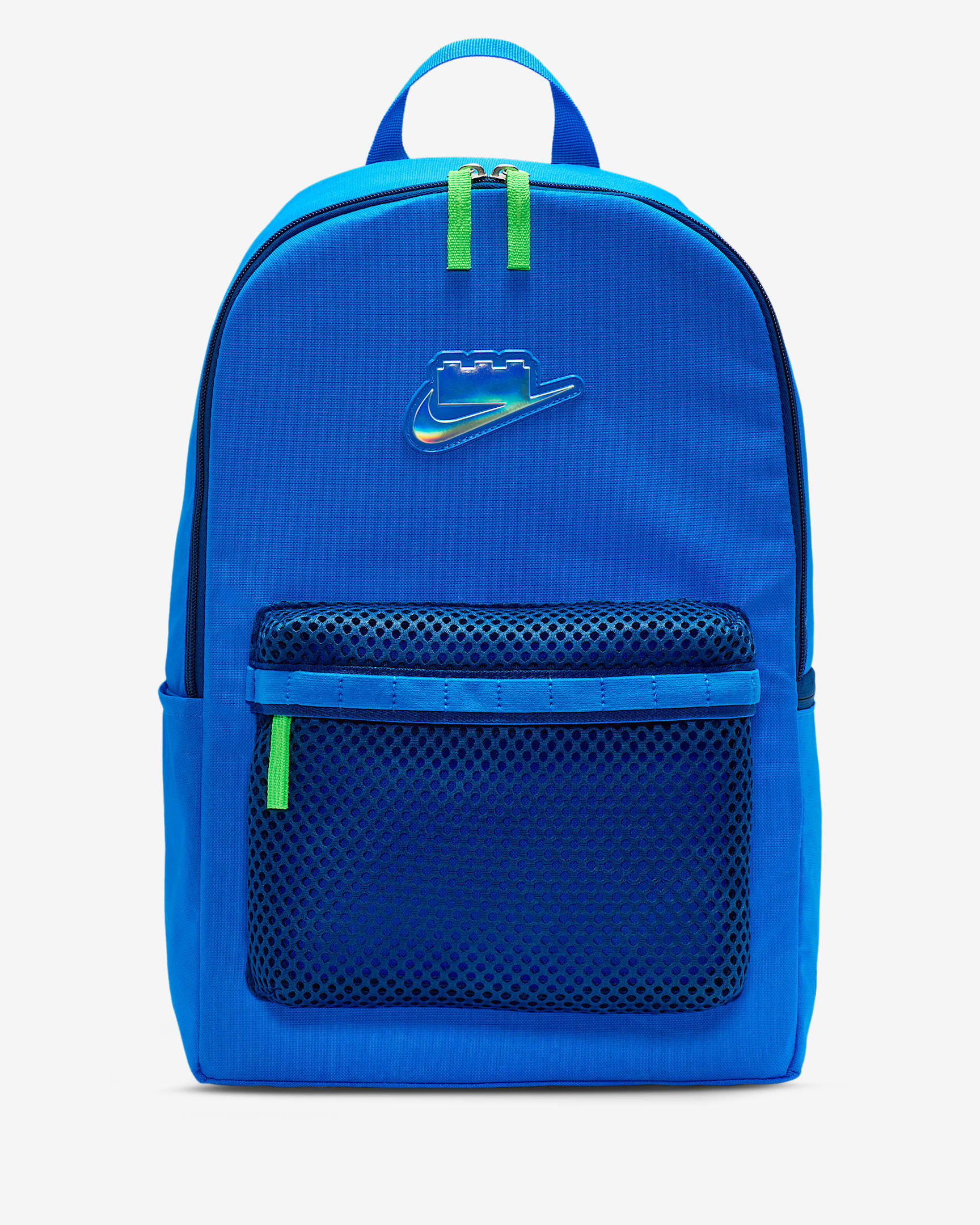 Nike x LEGO® Collection Heritage 双肩包 - 火焰钴蓝/勇气蓝/金属银