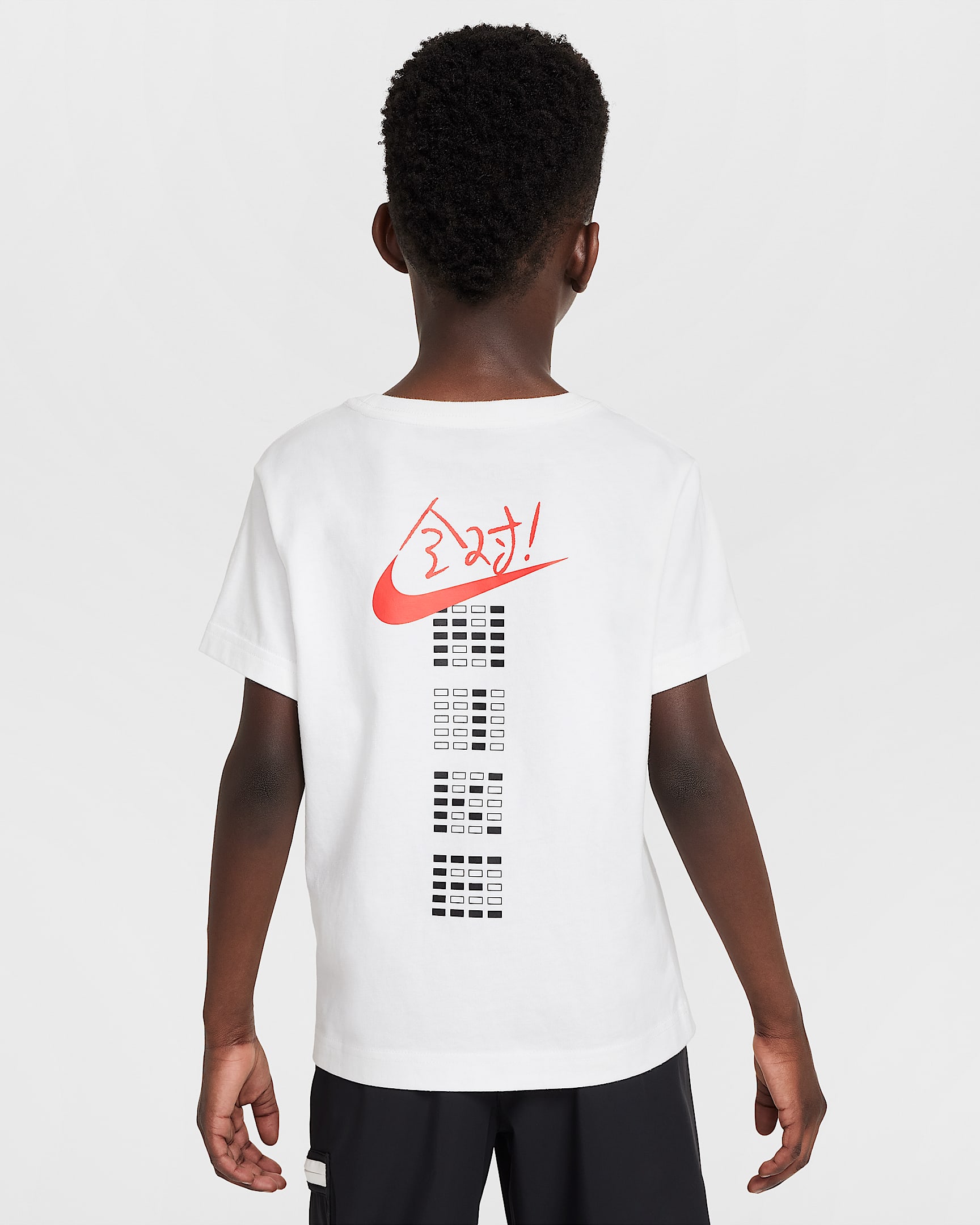 Nike Swooshtron 幼童T恤 - 白色