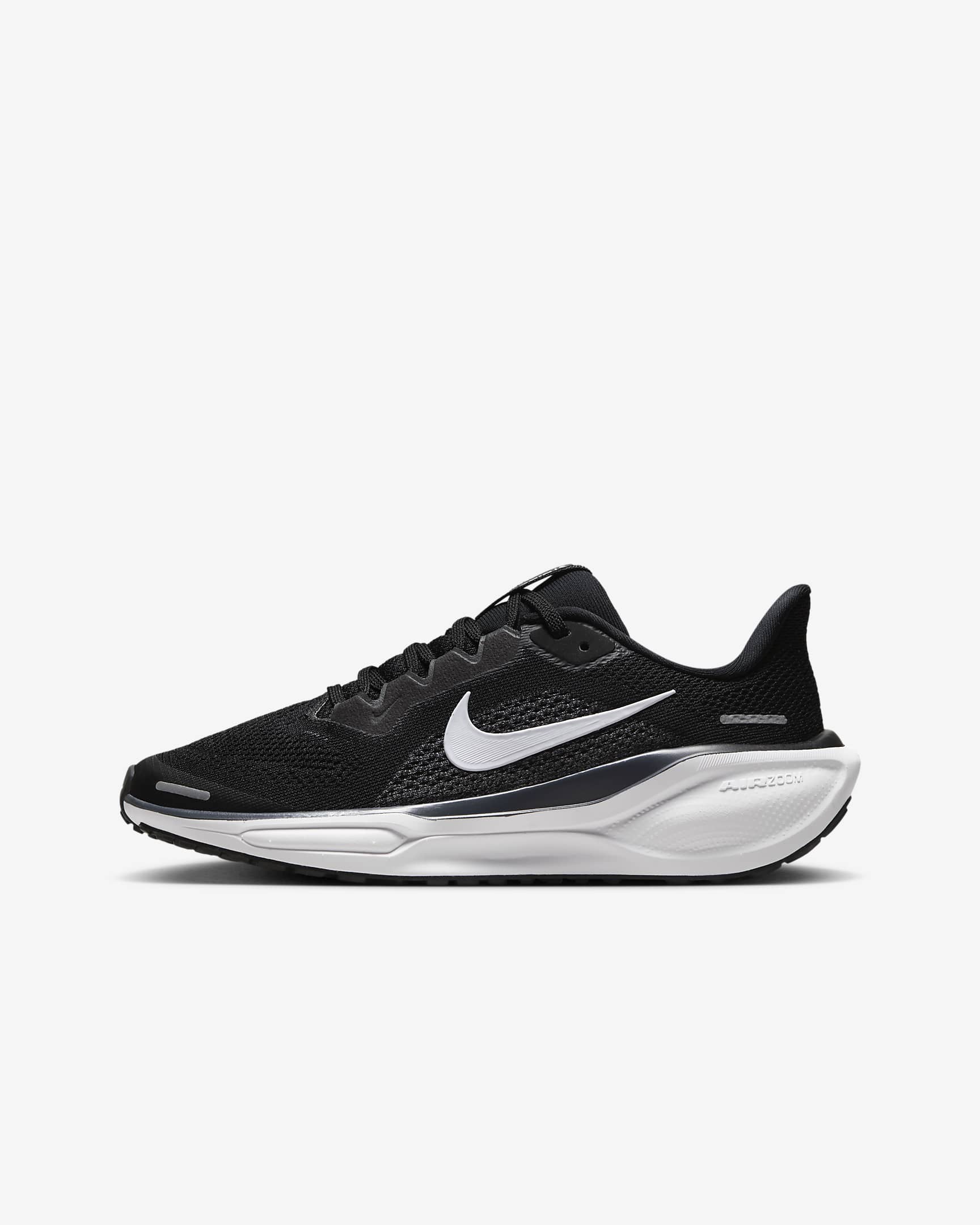 Nike Pegasus 41 耐克小飞马大童体考公路跑步鞋 - 黑/煤黑/煤黑/白色