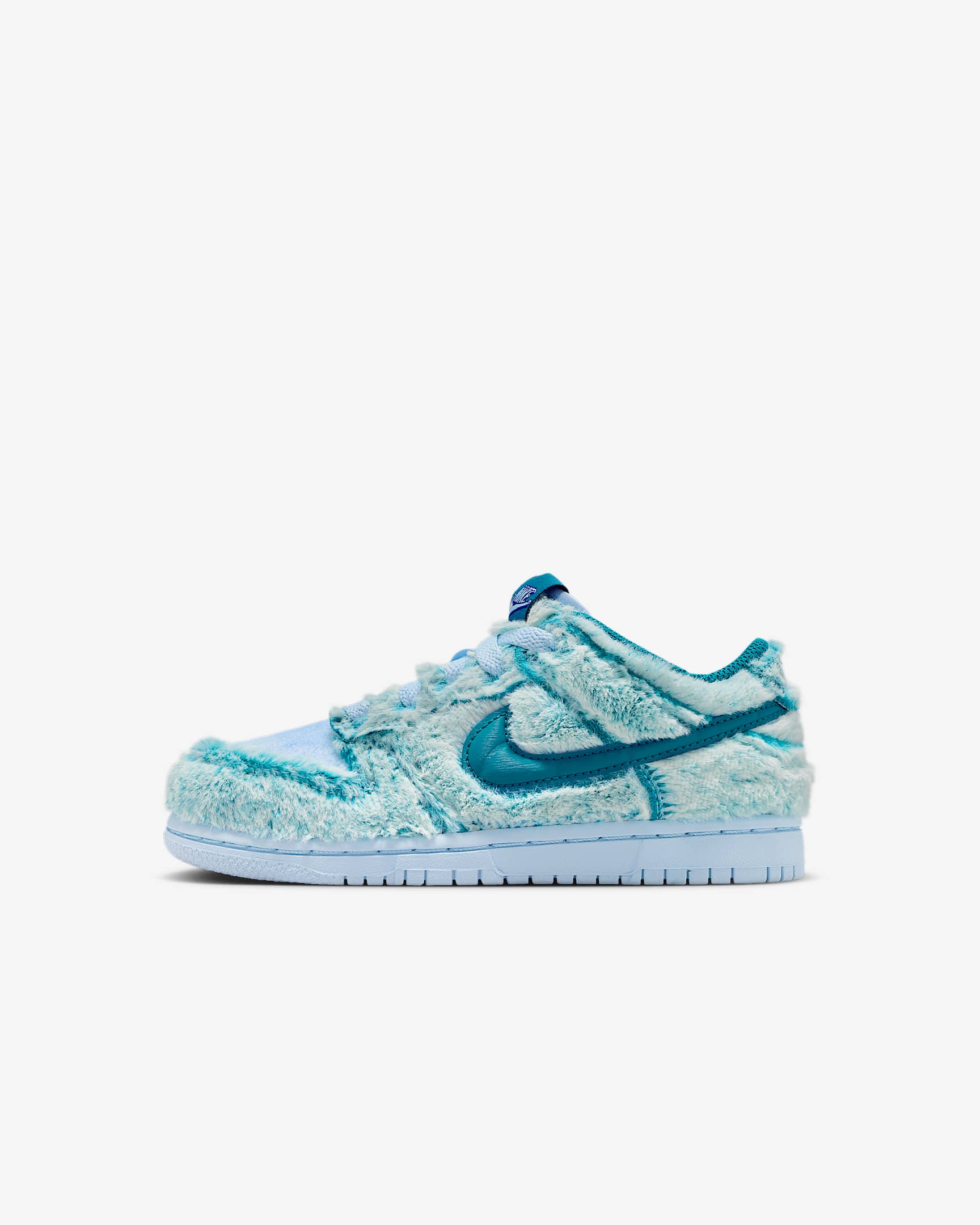 Nike Dunk Low 幼童运动鞋 - 天青石蓝/白色/深渊绿