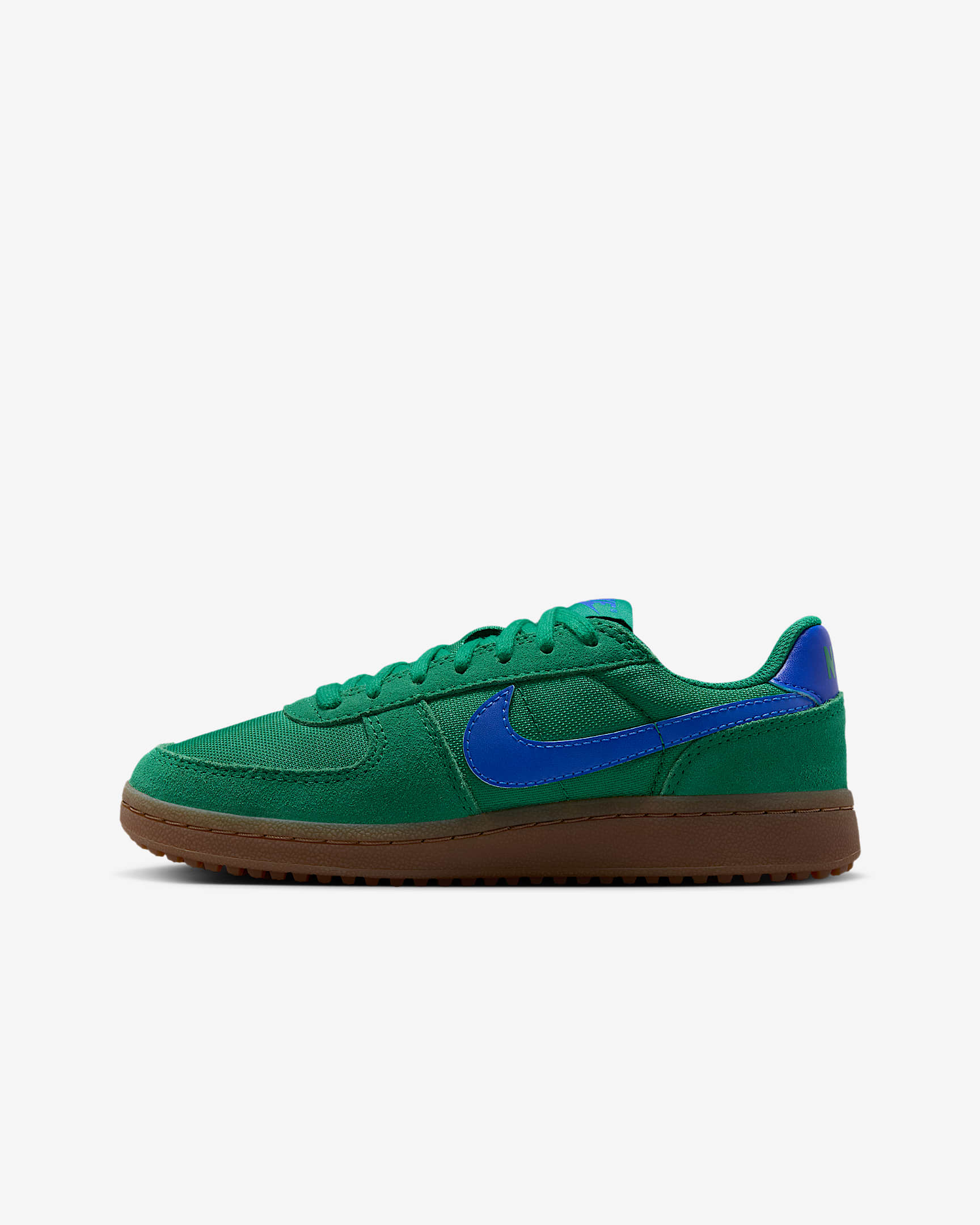 Nike Field General 大童薄底运动鞋 - 孔雀绿/橡皮中褐/皇家蓝