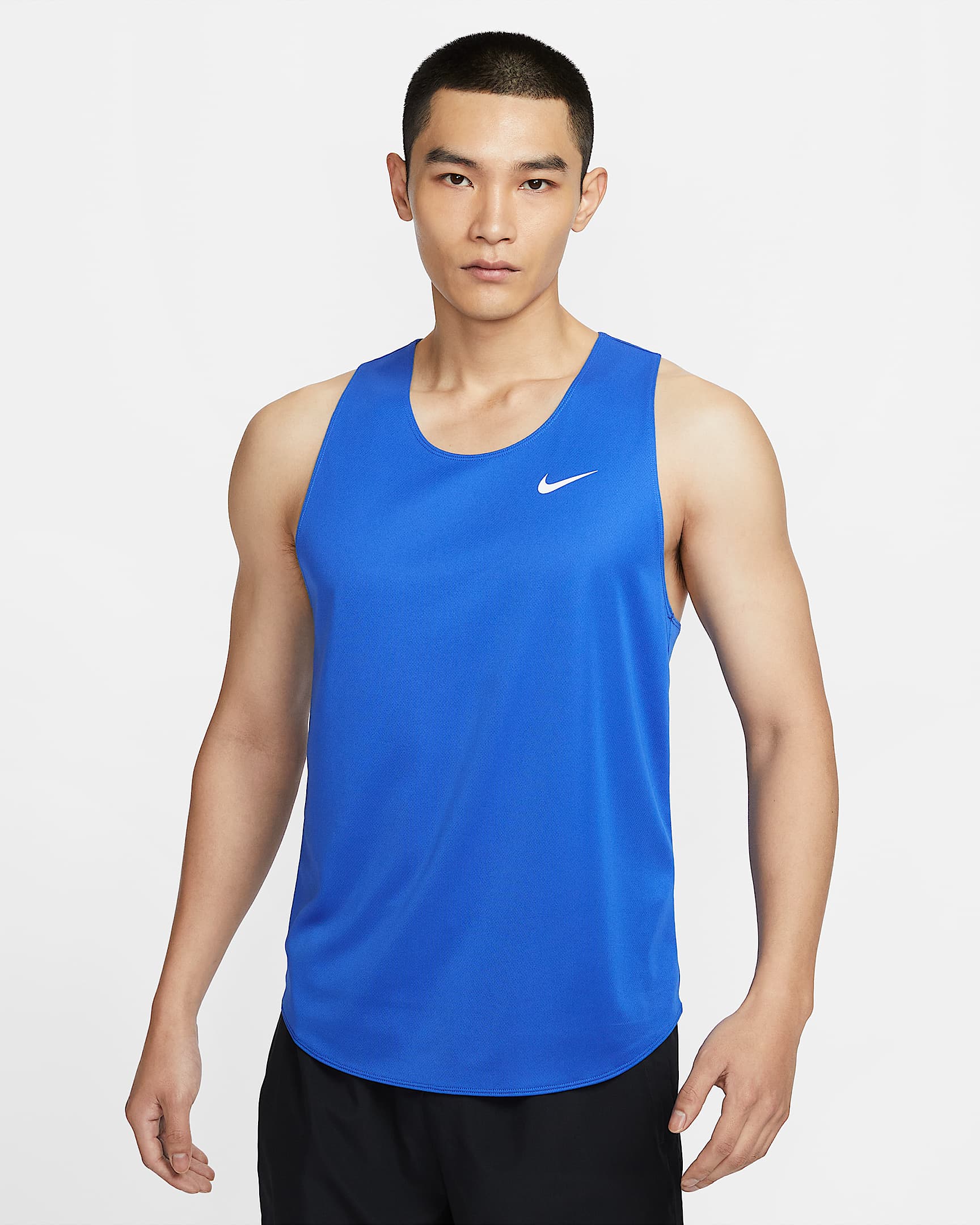Nike Dri-FIT Stock Fast 男子速干背心 - 宝蓝