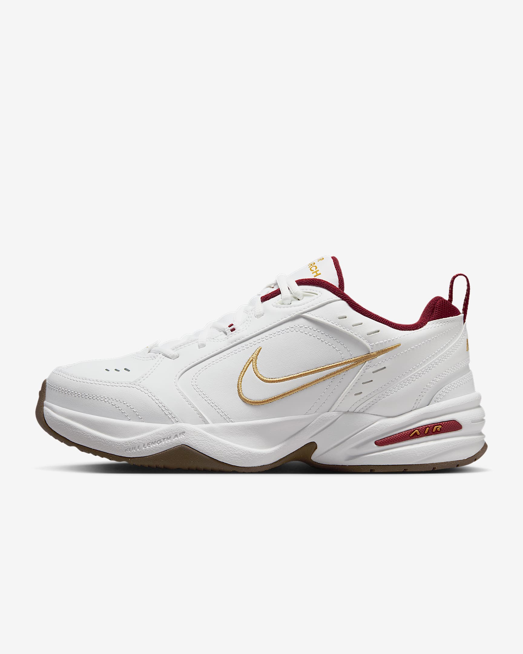 Nike Air Monarch IV 蛇年新年男子训练鞋 - 白色/白色/队红/金属色