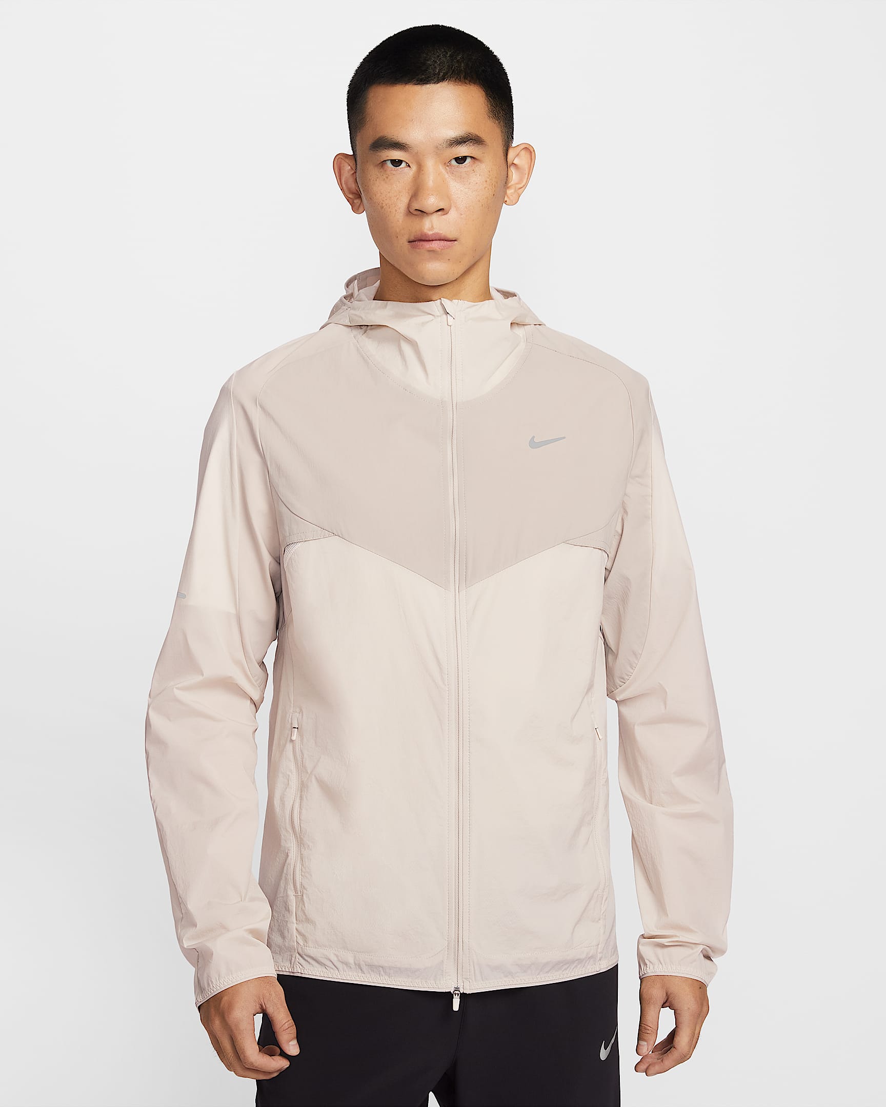 Nike Stride Repel 男子拒水跑步夹克 - 奶白 II/桦树黄/自然白