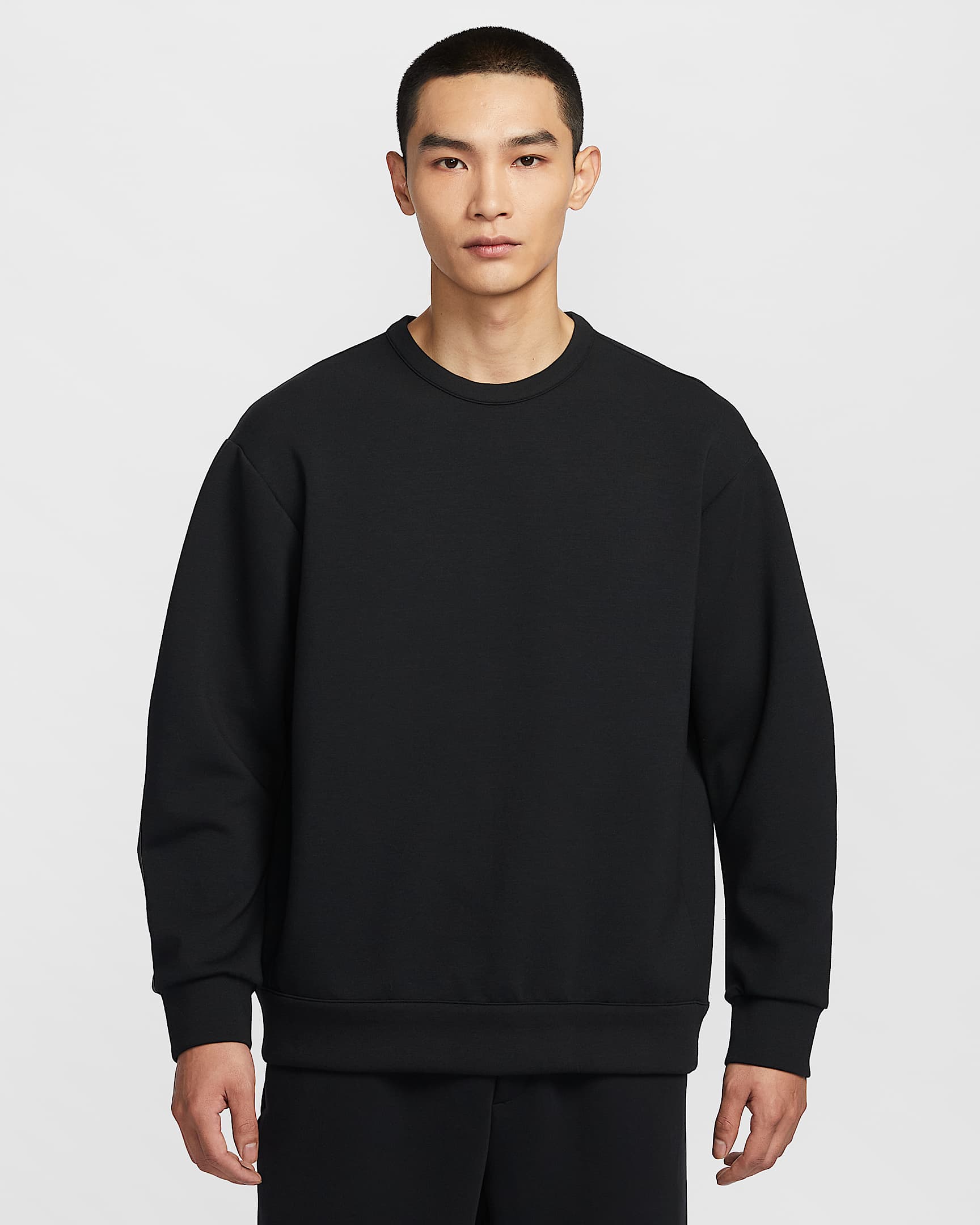 Nike 24.7 ImpossiblySoft Dri-FIT 男子速干圆领上衣 - 黑/暗烟灰