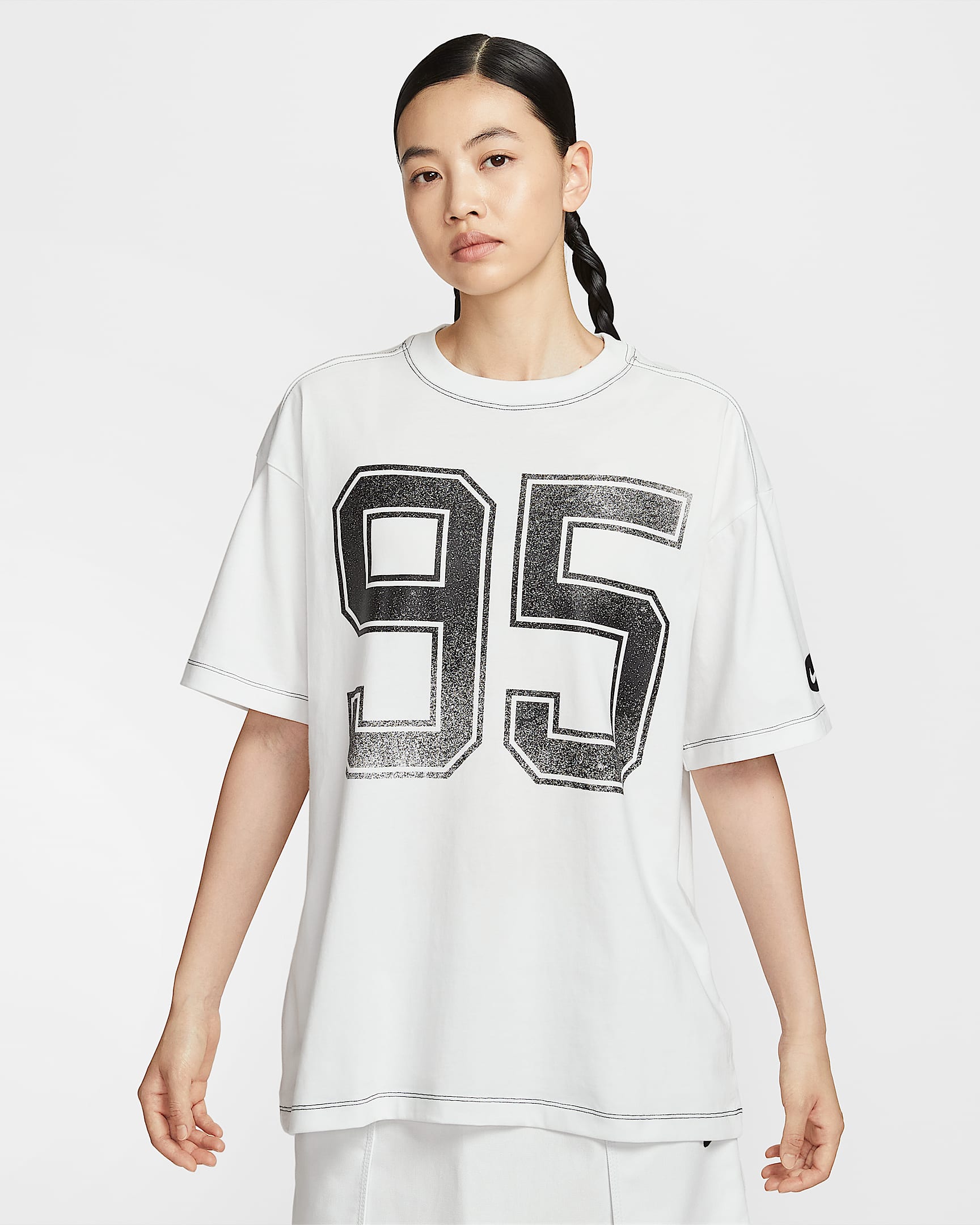 Nike Sportswear 女子短袖T恤 - 山峰白