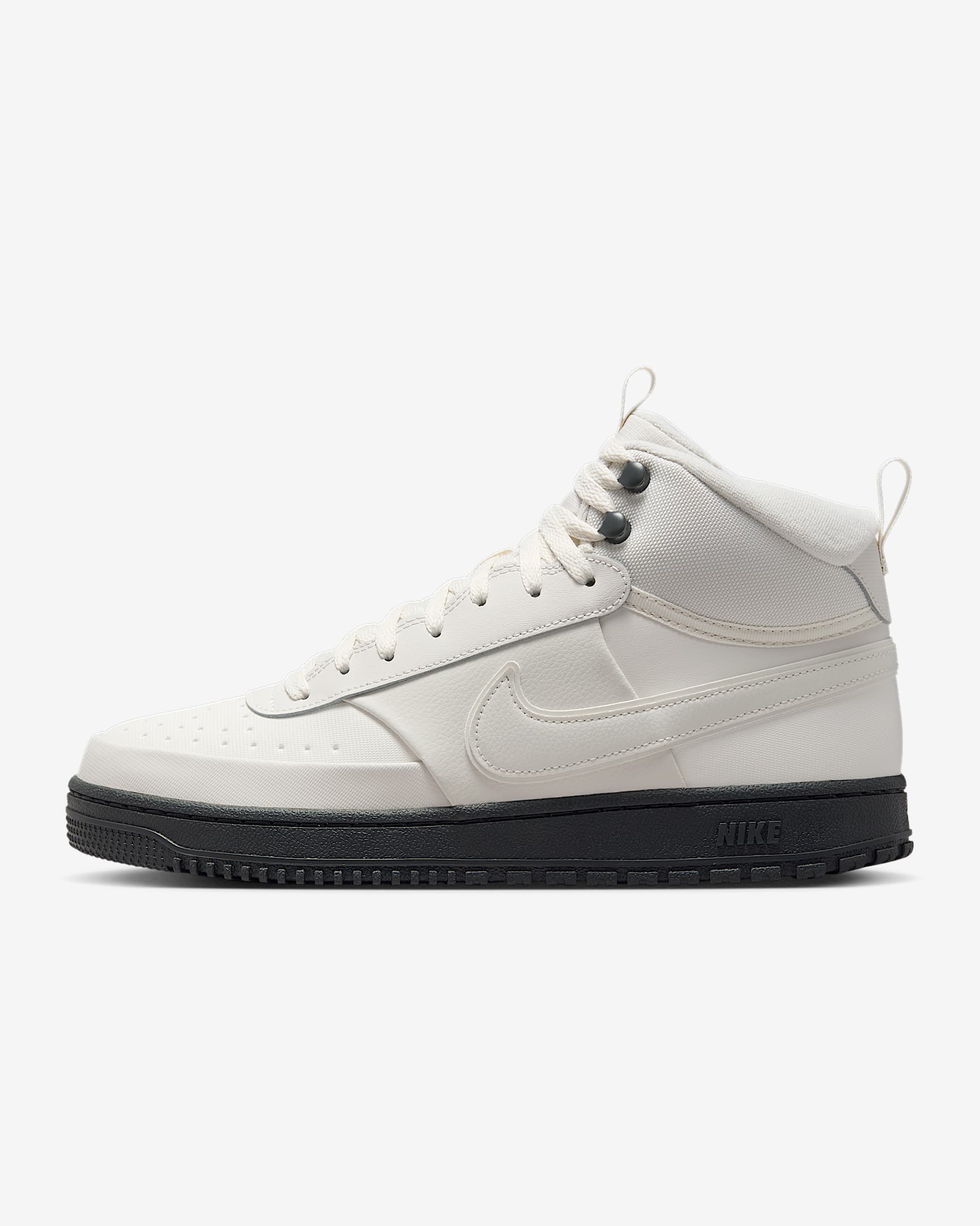 Nike Court Vision Mid 男子冬季款运动鞋 - 幻影灰白/煤黑/苍野灰/幻影灰白