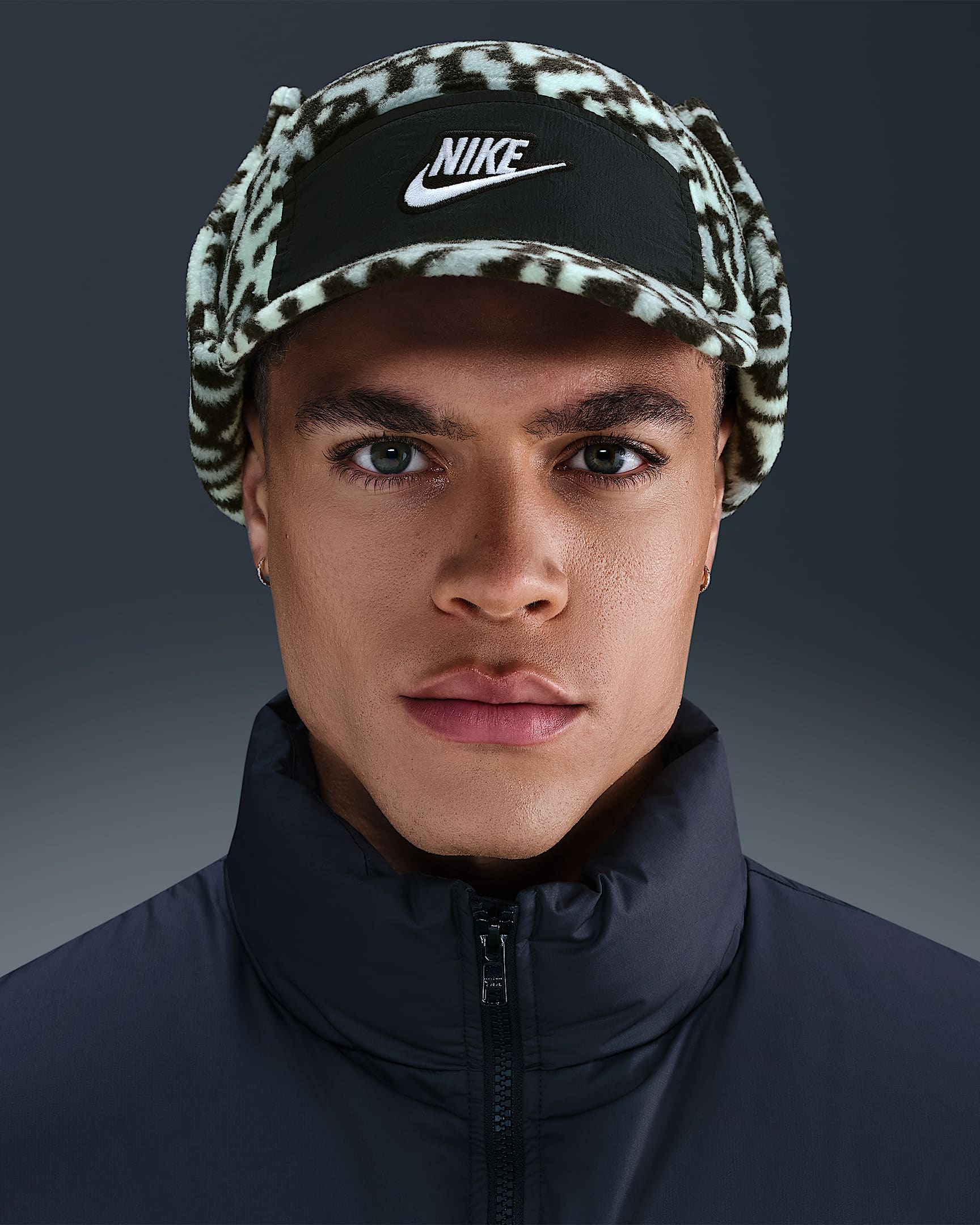 Nike Fly 摇粒绒软顶户外运动帽 - 黑/加农绿/泡沫薄荷绿/白色