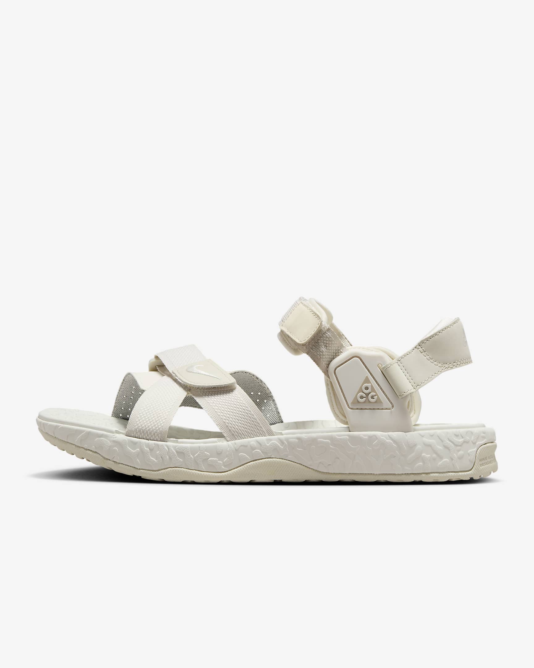 Nike ACG Air Deschutz+ 男/女凉鞋 - 幻影灰白/浅骨色/浅土褐/卡其