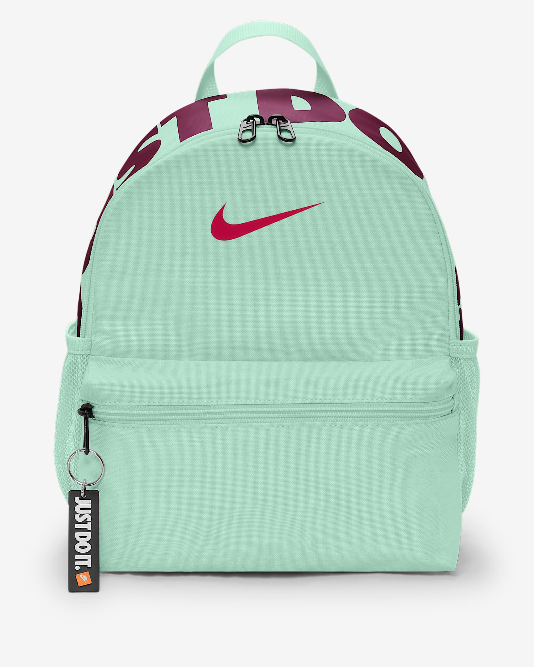 Nike Brasilia JDI 儿童双肩包 - 泡沫薄荷绿/泡沫薄荷绿/深粉