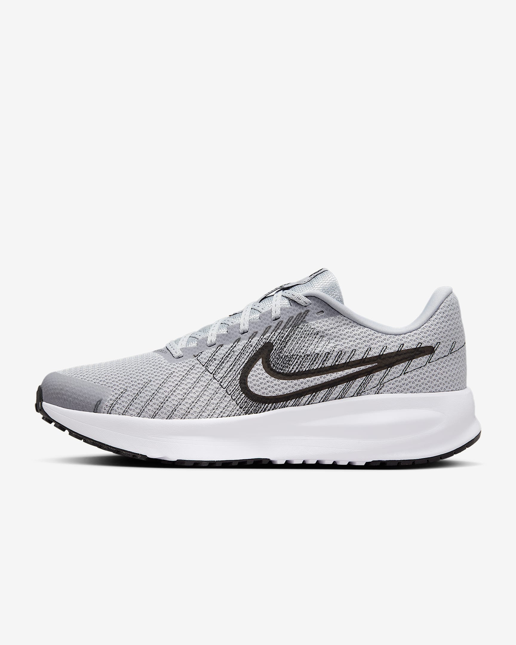 Nike Run Defy 男子公路跑步鞋 - 狼灰/白色/铁灰/黑