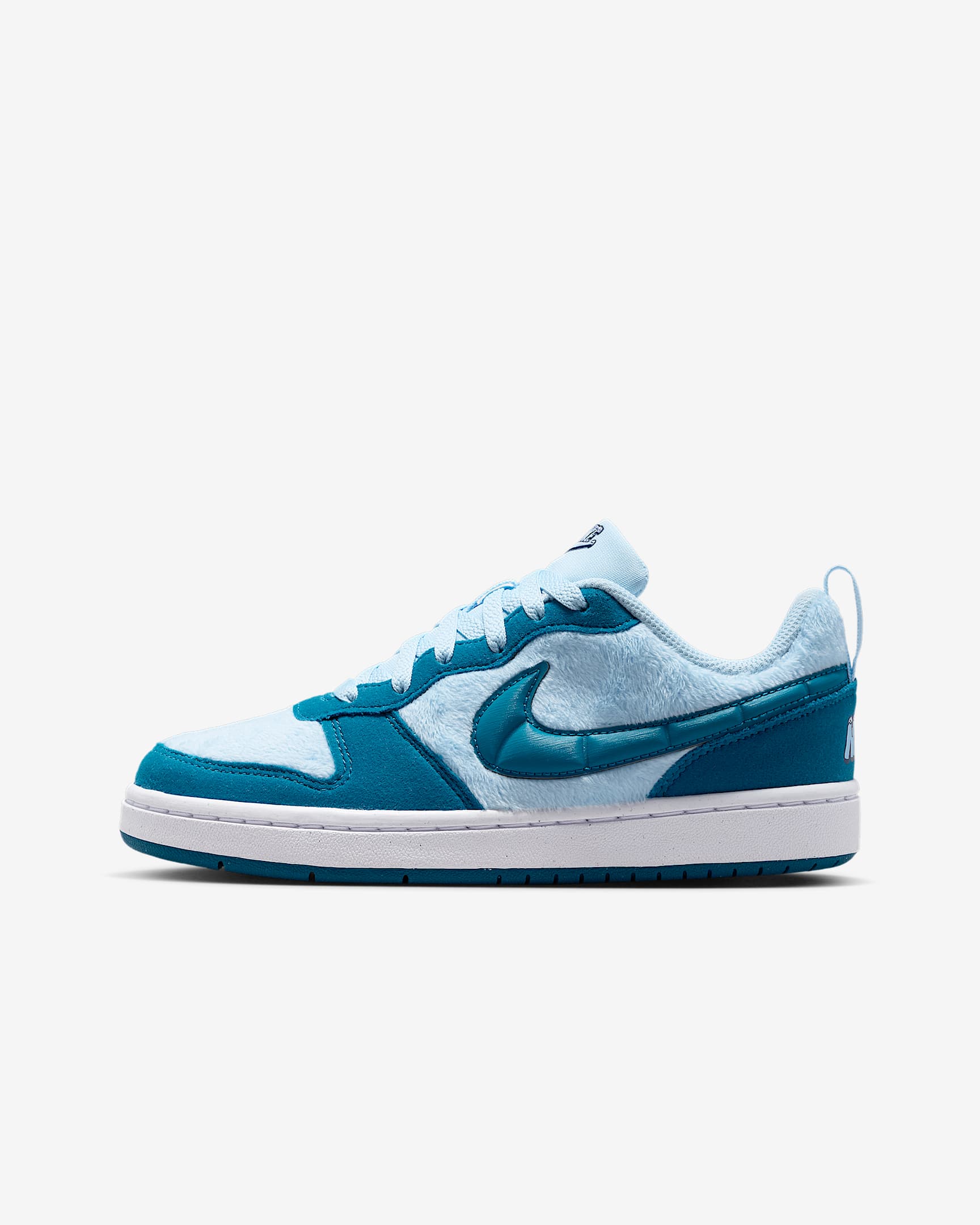 Nike Court Borough Low Recraft 耐克酷菠萝大童运动鞋 - 天青石蓝/白色/深渊绿