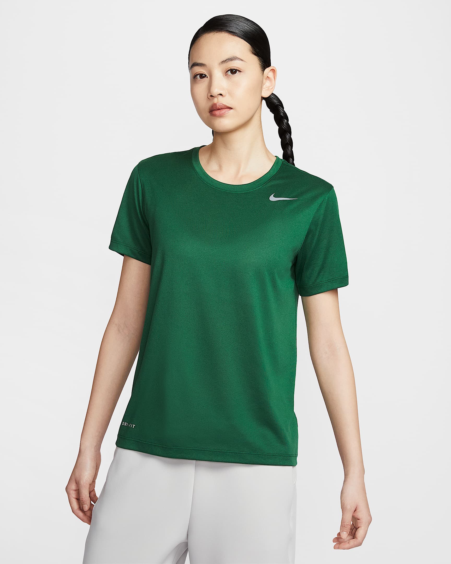 Nike Team Legend 女子速干T恤 - 峡谷绿