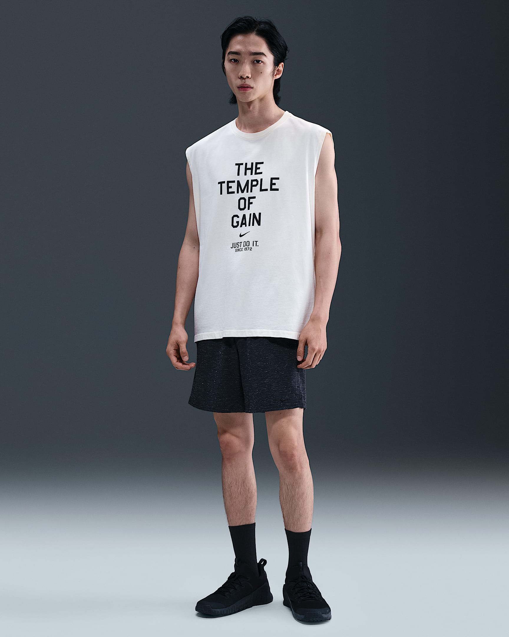 Nike Unlimited Dri-FIT 男子速干百搭短裤(无衬裤) - 黑/黑