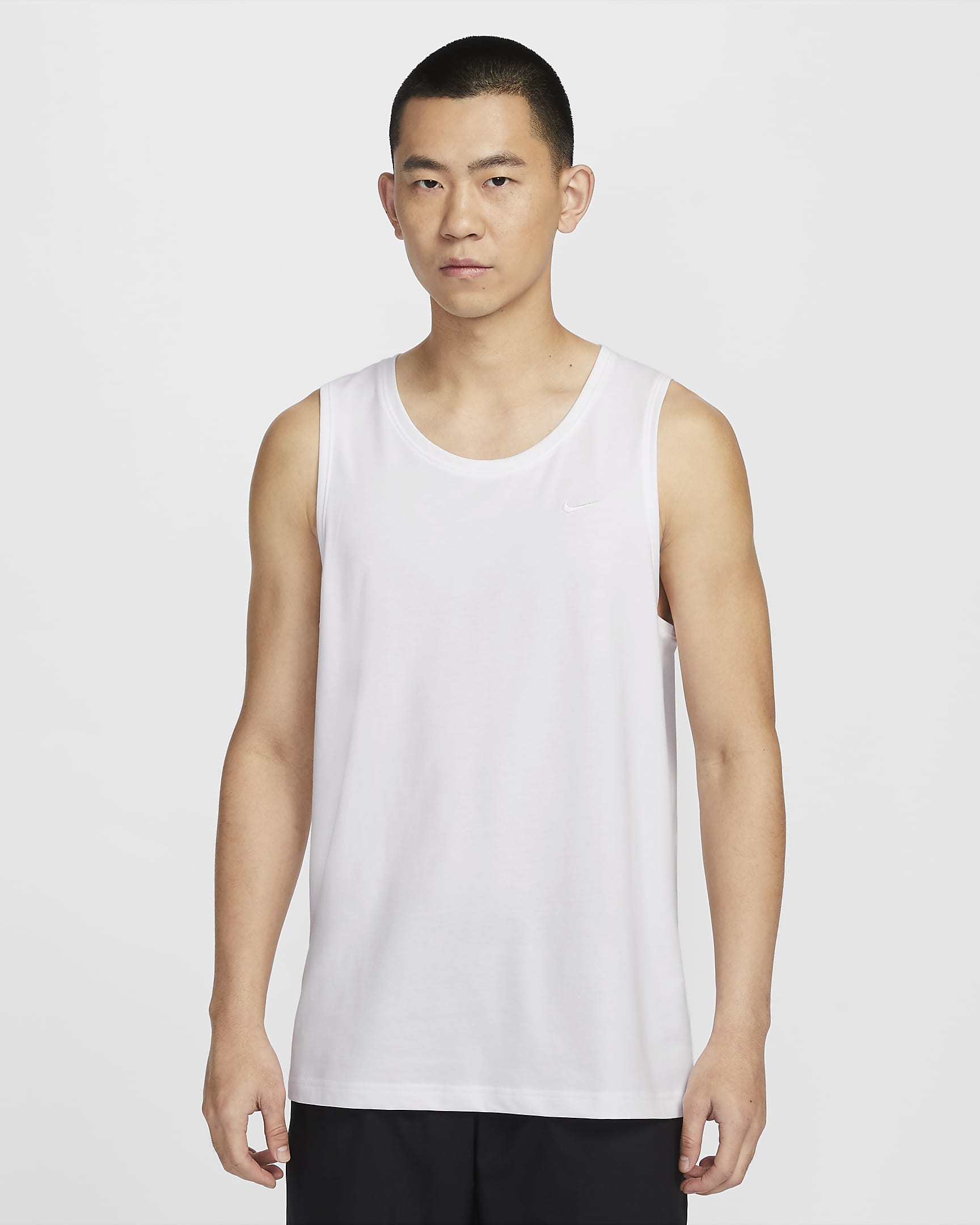 Nike Primary Dri-FIT 男子透气速干百搭背心 - 白色/白色