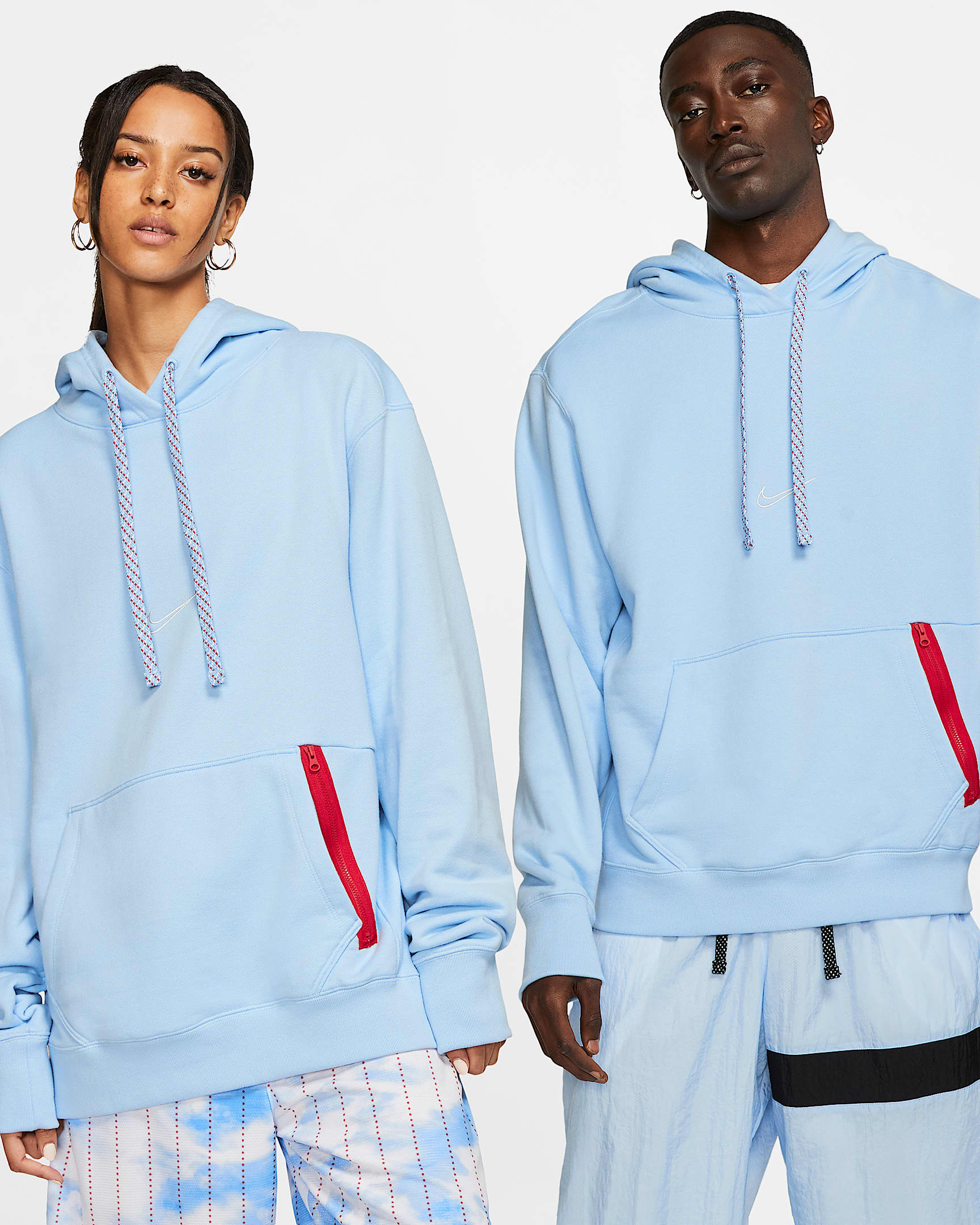 Nike DNA 男子篮球连帽衫 - 心灵蓝/帆白