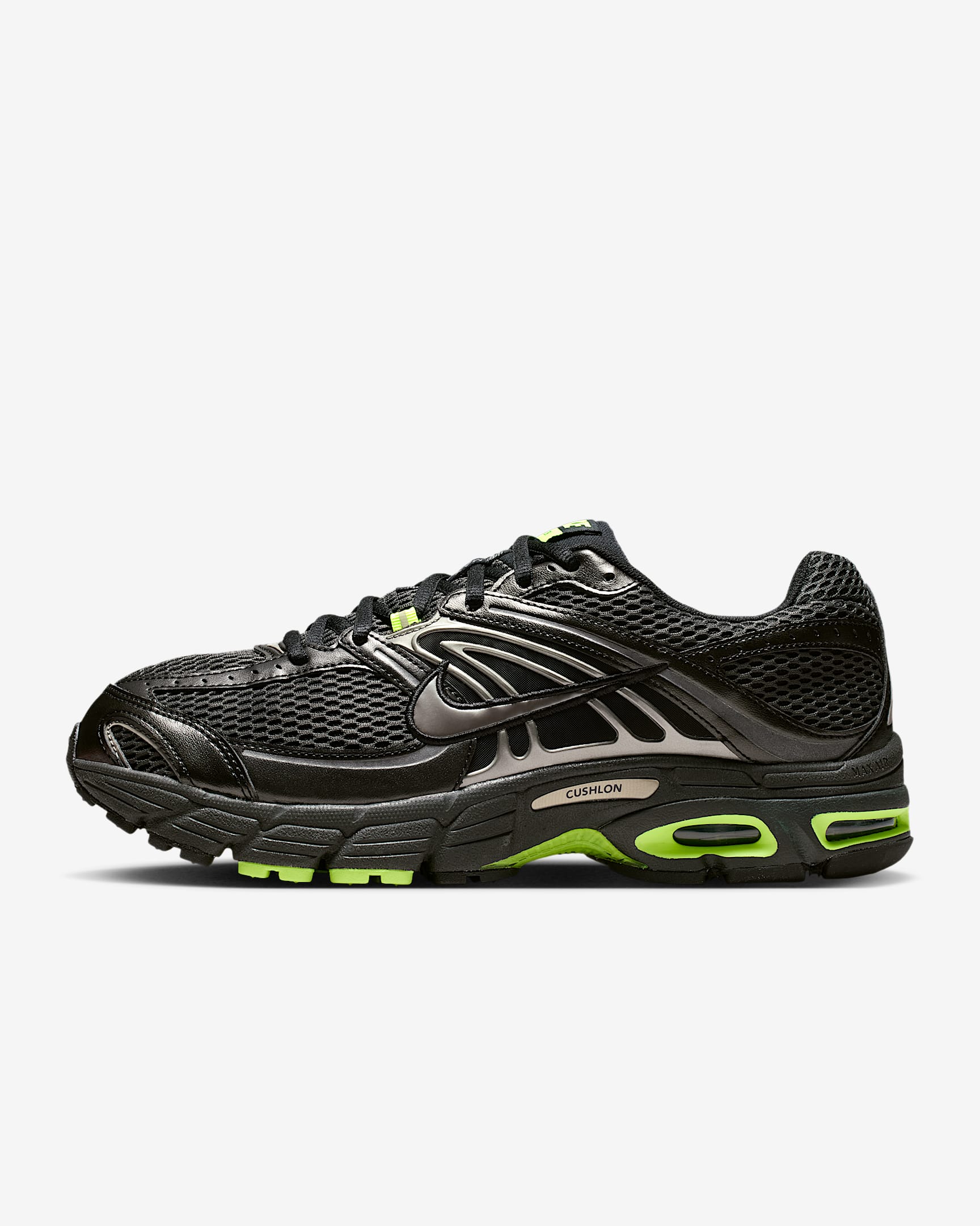 Nike Air Max Moto 2K 男子运动鞋 - 黑/荧光黄/暗烟灰/金属青灰