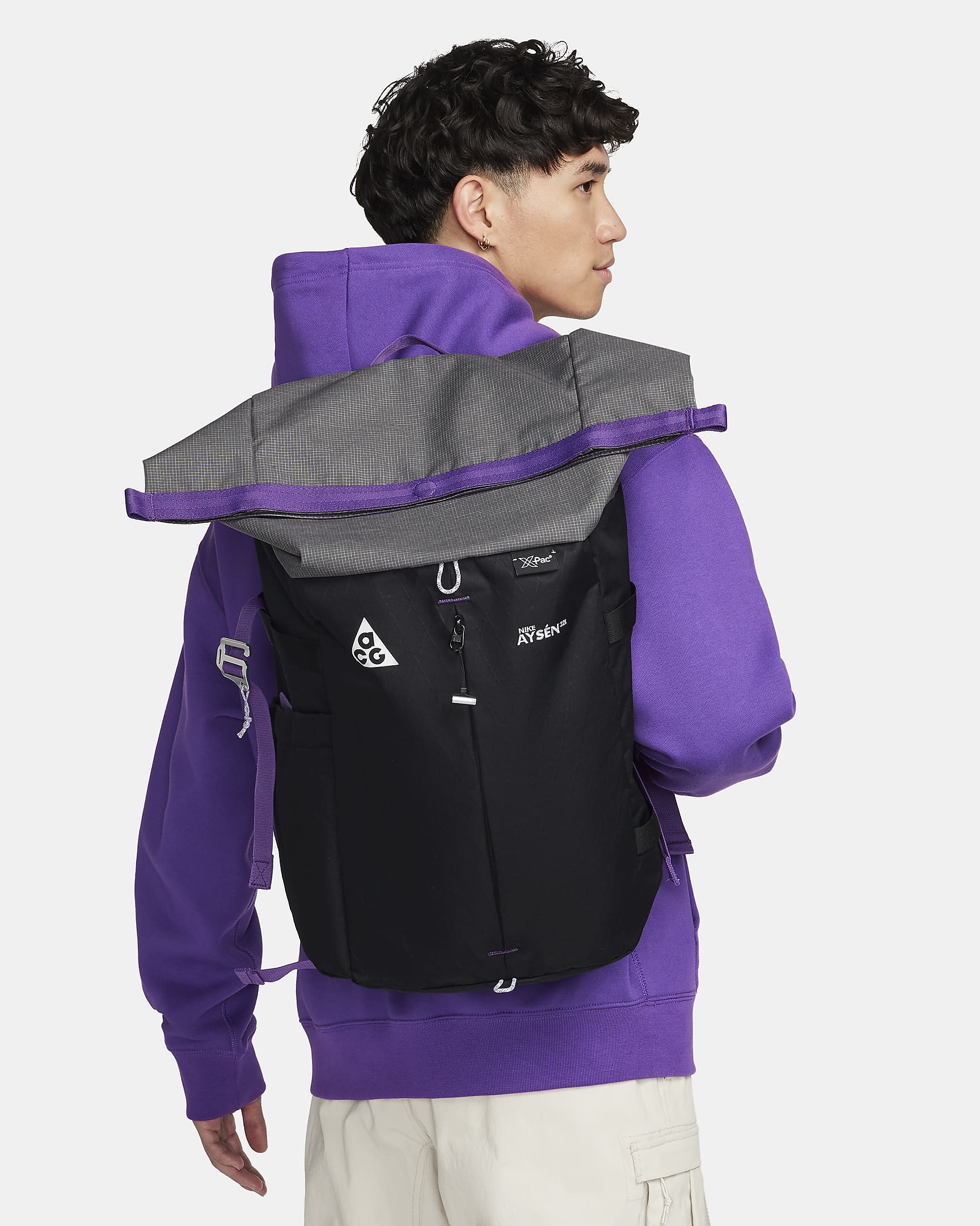 Nike ACG Aysén 双肩包 - 黑/冷灰/白色