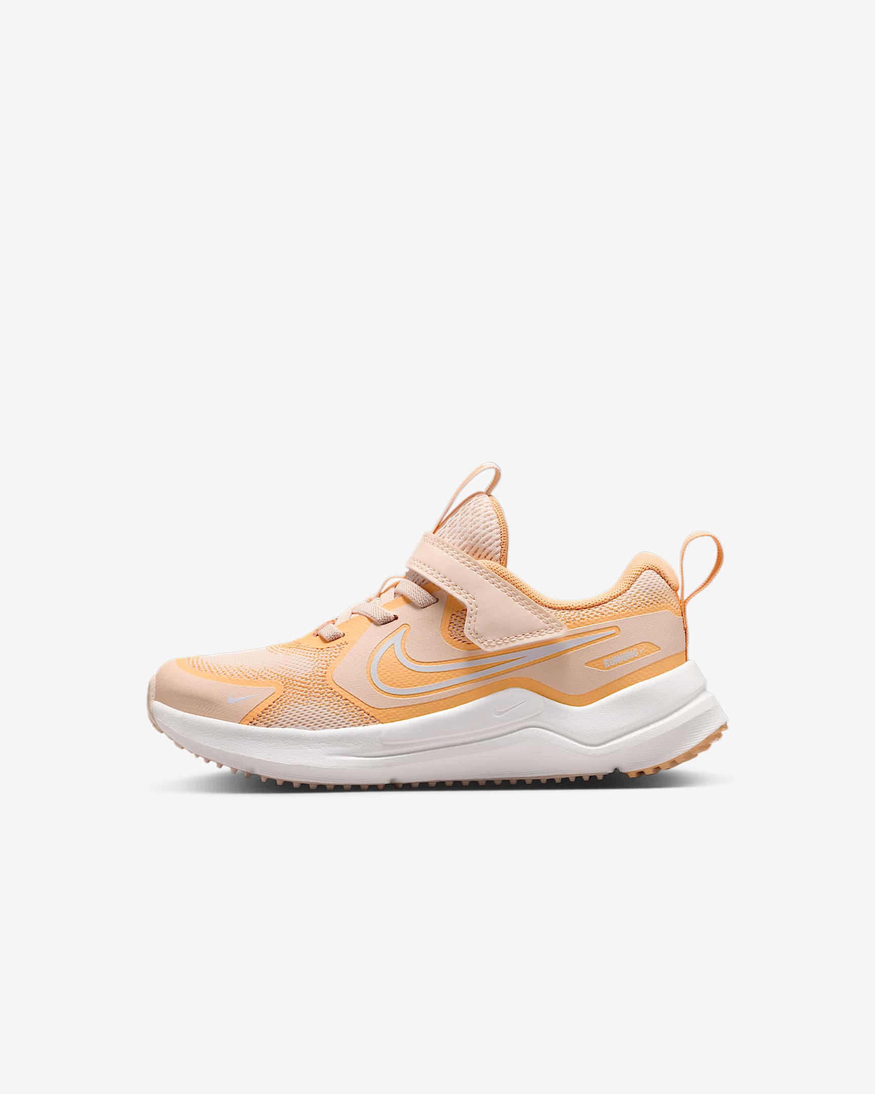 Nike Cosmic Runner 耐克宇宙一号幼童易穿脱运动鞋 - 冰番石榴色/粉桔/山峰白