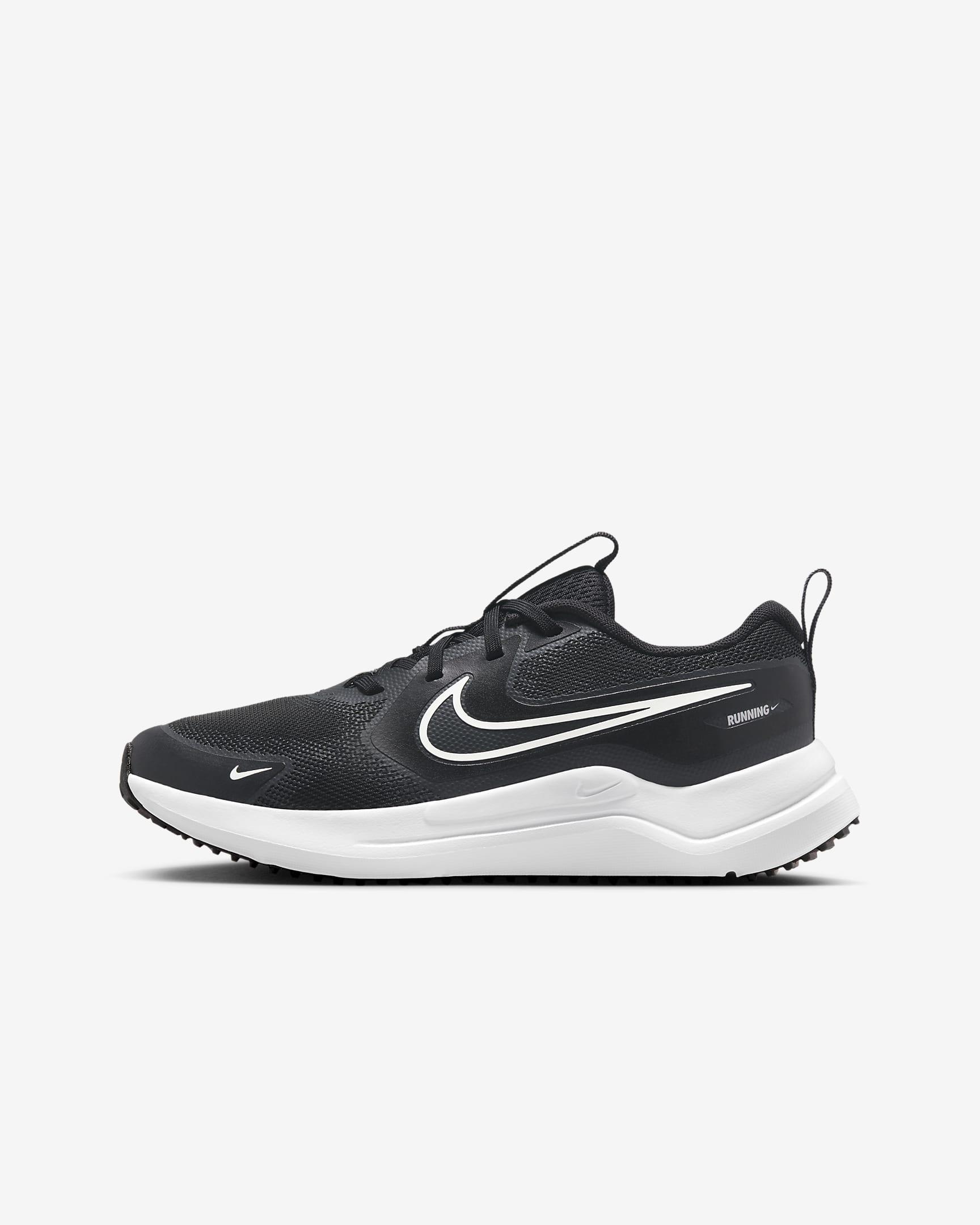 Nike Cosmic Runner 耐克宇宙一号大童公路跑步鞋 - 黑/煤黑/白色