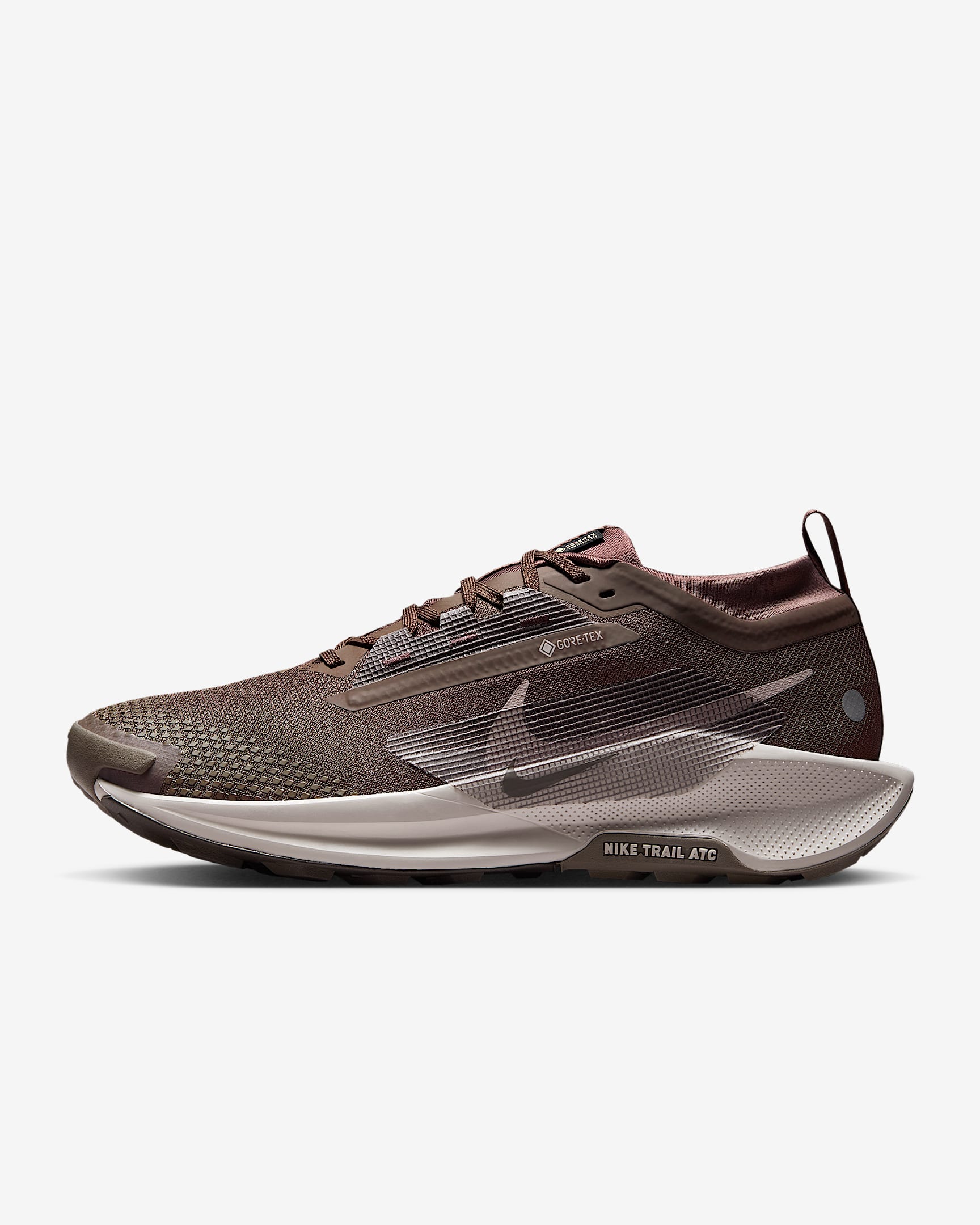 Nike Pegasus Trail 5 GORE-TEX 耐克飞马男子防水越野跑步鞋 - 矿石灰/丝绒棕/洞穴石色/大学灰