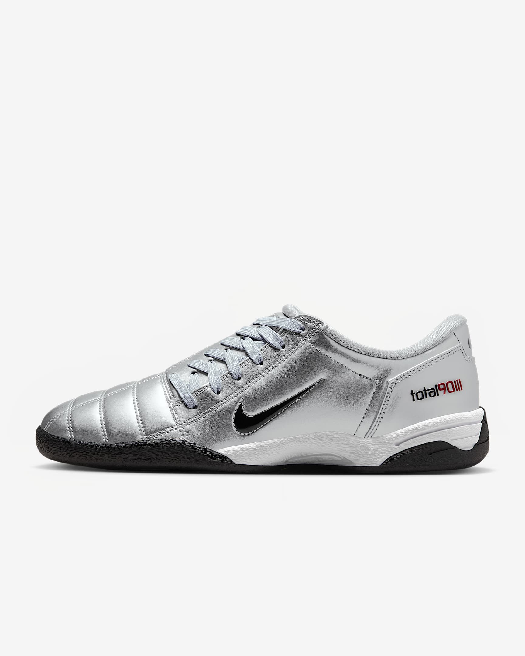 Nike Total 90 女子运动鞋 - 金属银/大学红/白色/黑