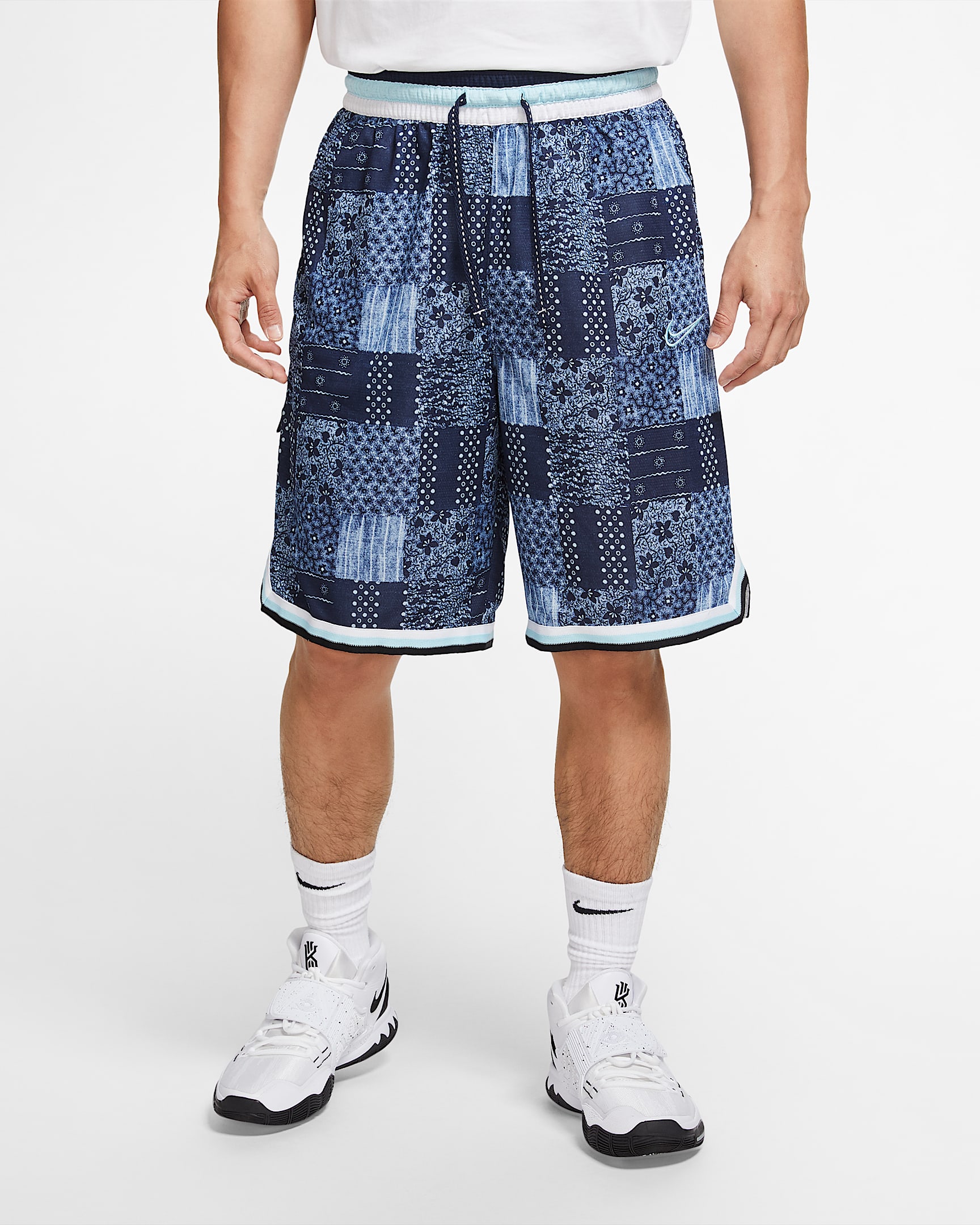 Nike DNA 男子篮球短裤 - 深宝蓝/冰河蓝
