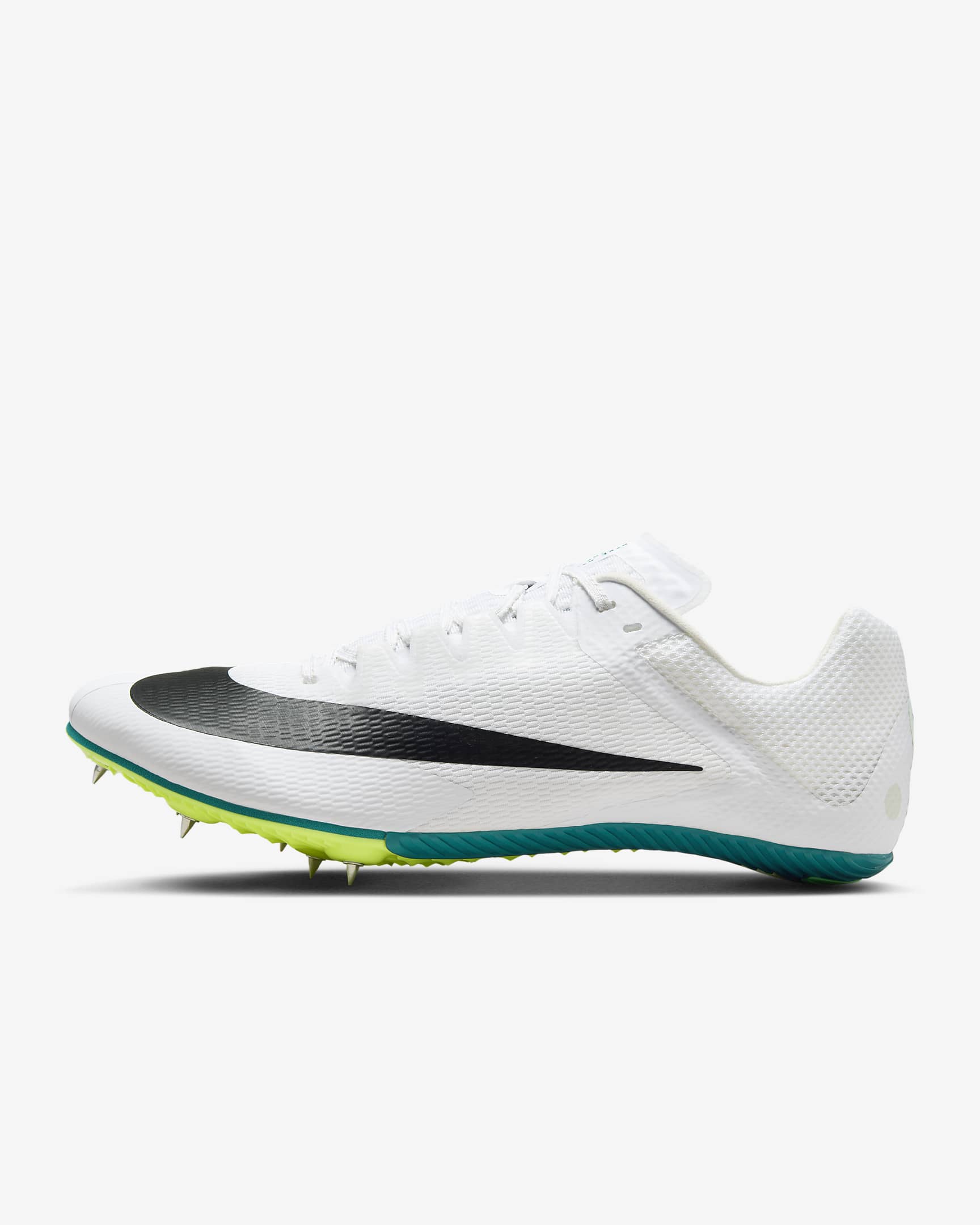 Nike Zoom Rival Sprint 男子田径钉鞋 - 白色/亮杉木绿/蒸气绿/黑