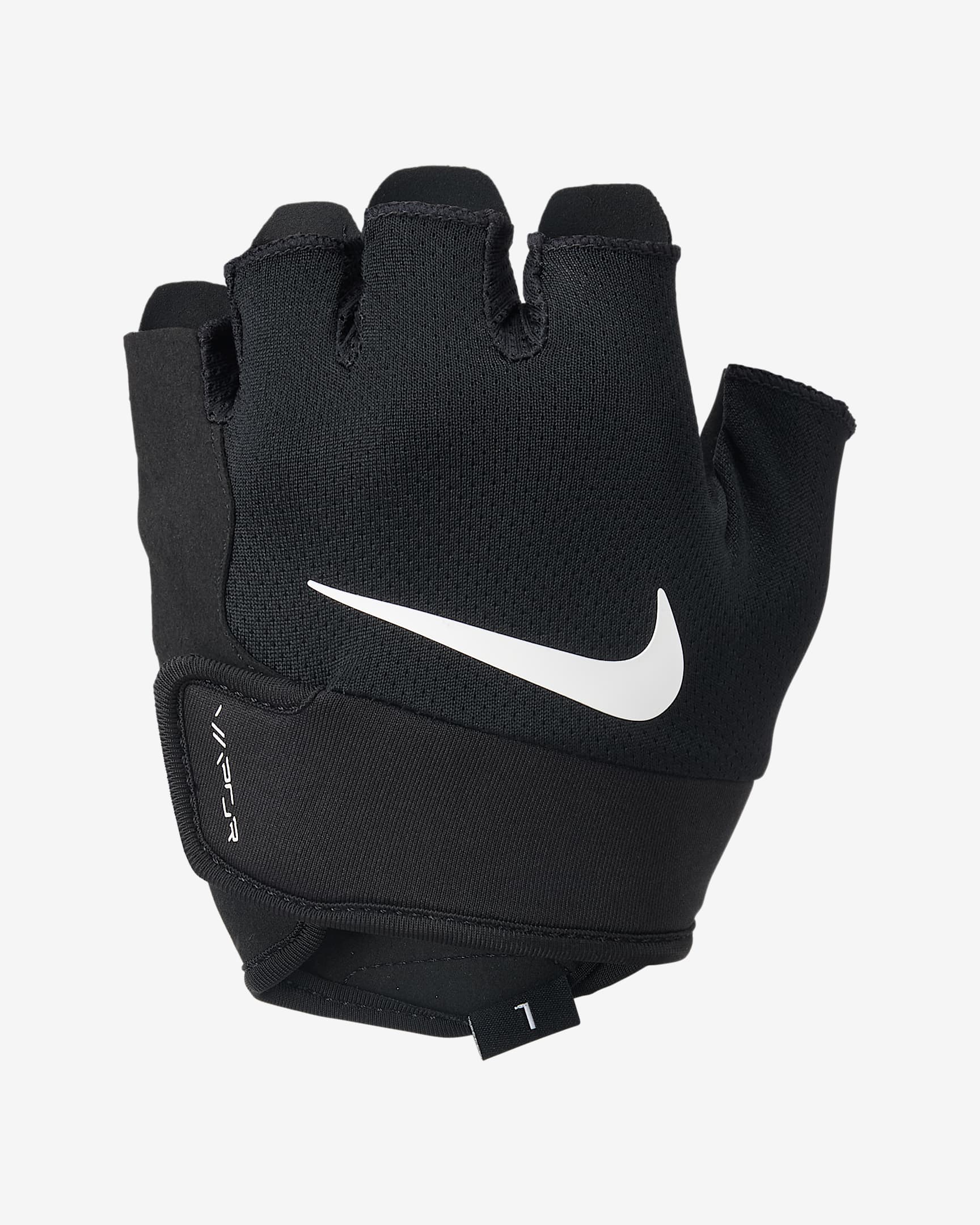 Nike Vapor 男子训练手套(1 副) - 黑/黑/白色