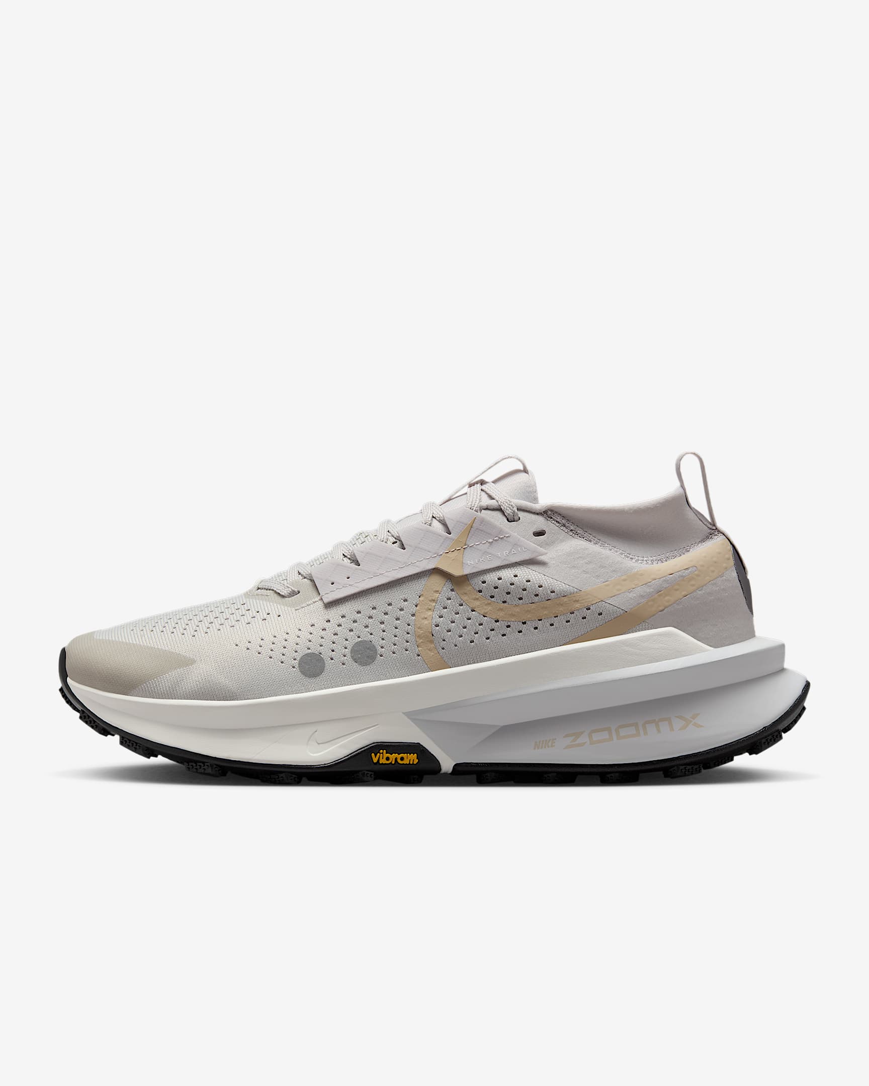 Nike Zegama Trail 2 男子 ZoomX 户外越野跑步鞋 - 苍野灰/山峰白/黑/沙堆白