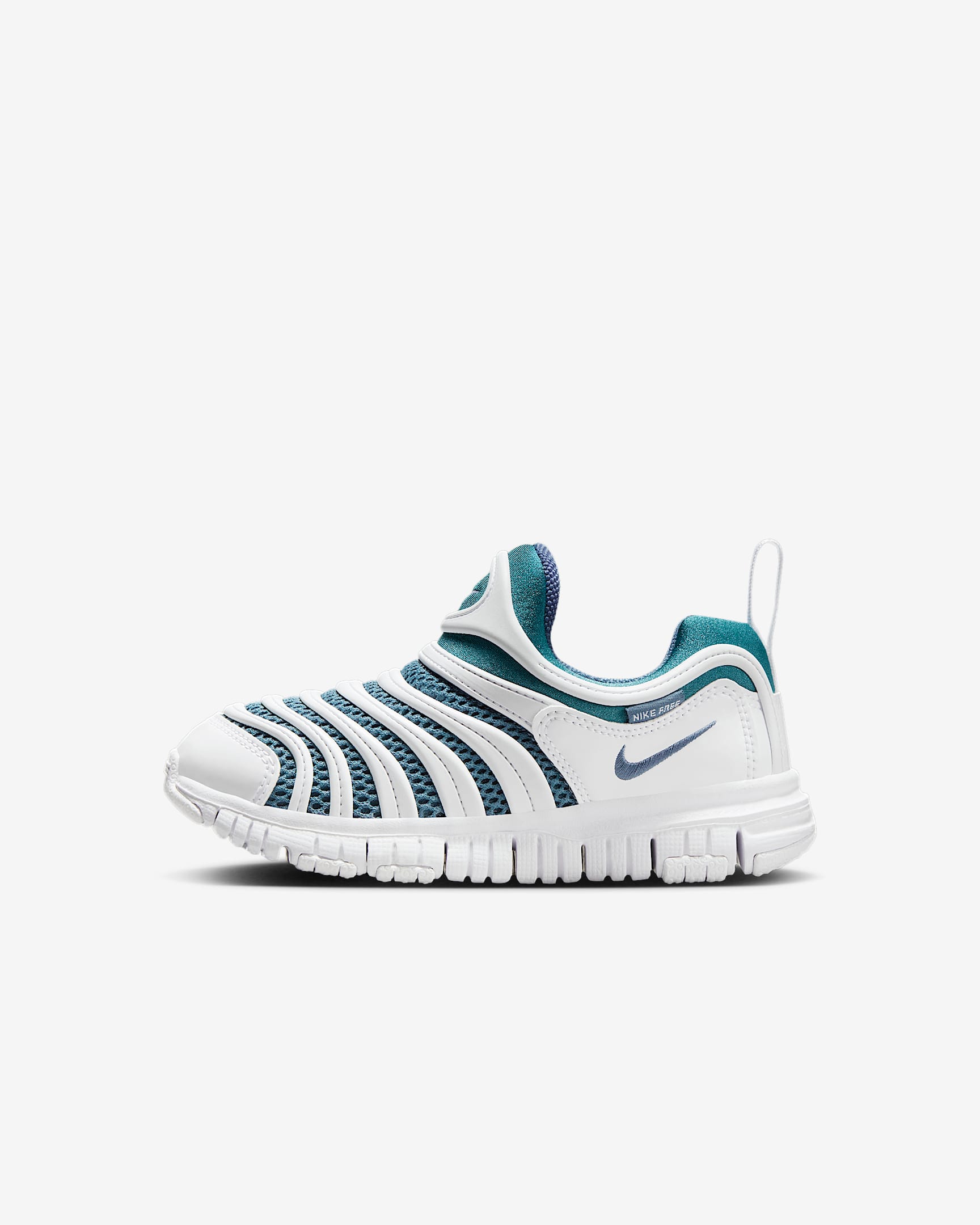 Nike Dynamo Free 耐克毛毛虫幼童运动鞋 - 白色/雷雨蓝