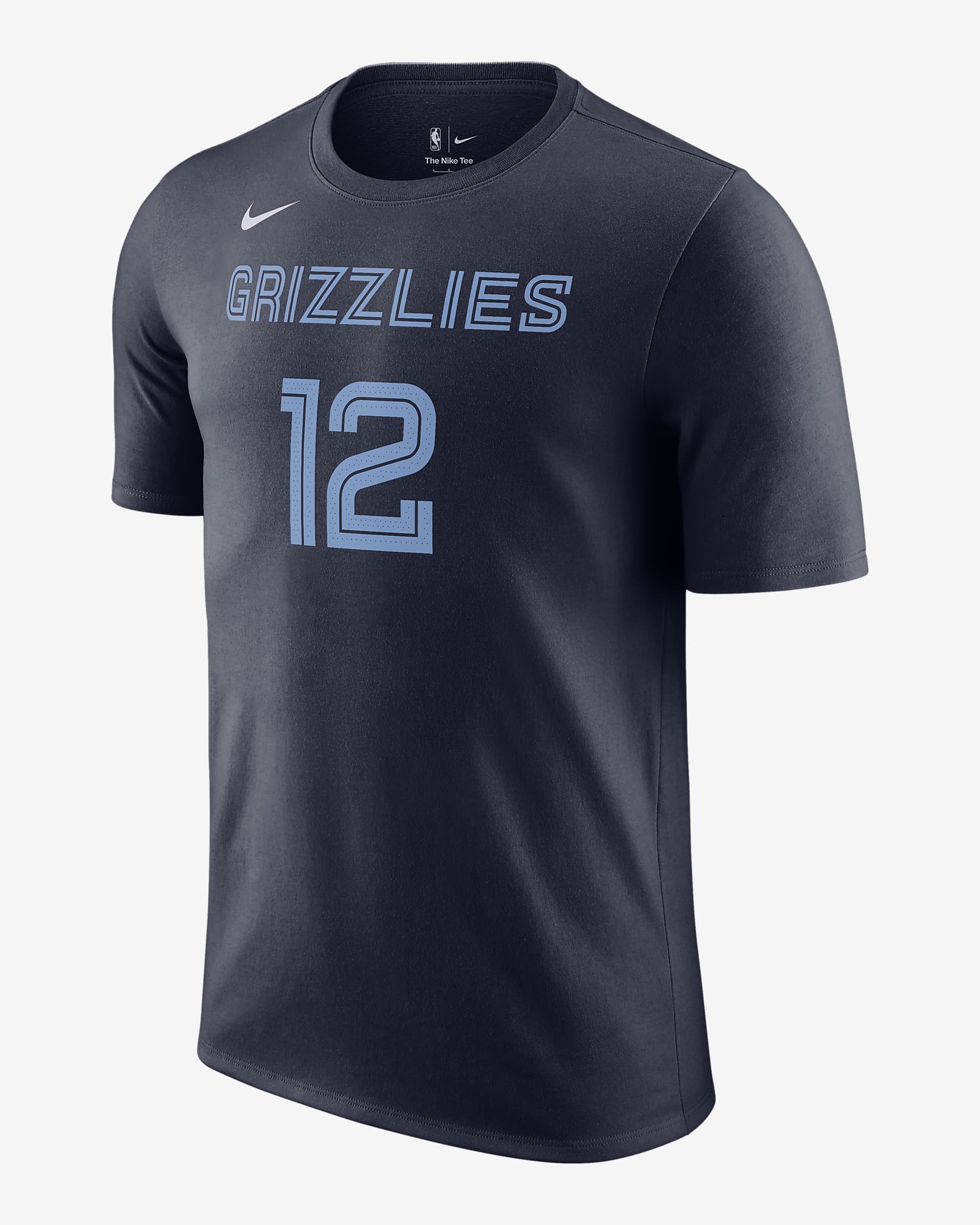 孟菲斯灰熊队 Nike NBA 男子T恤 - 大学深蓝