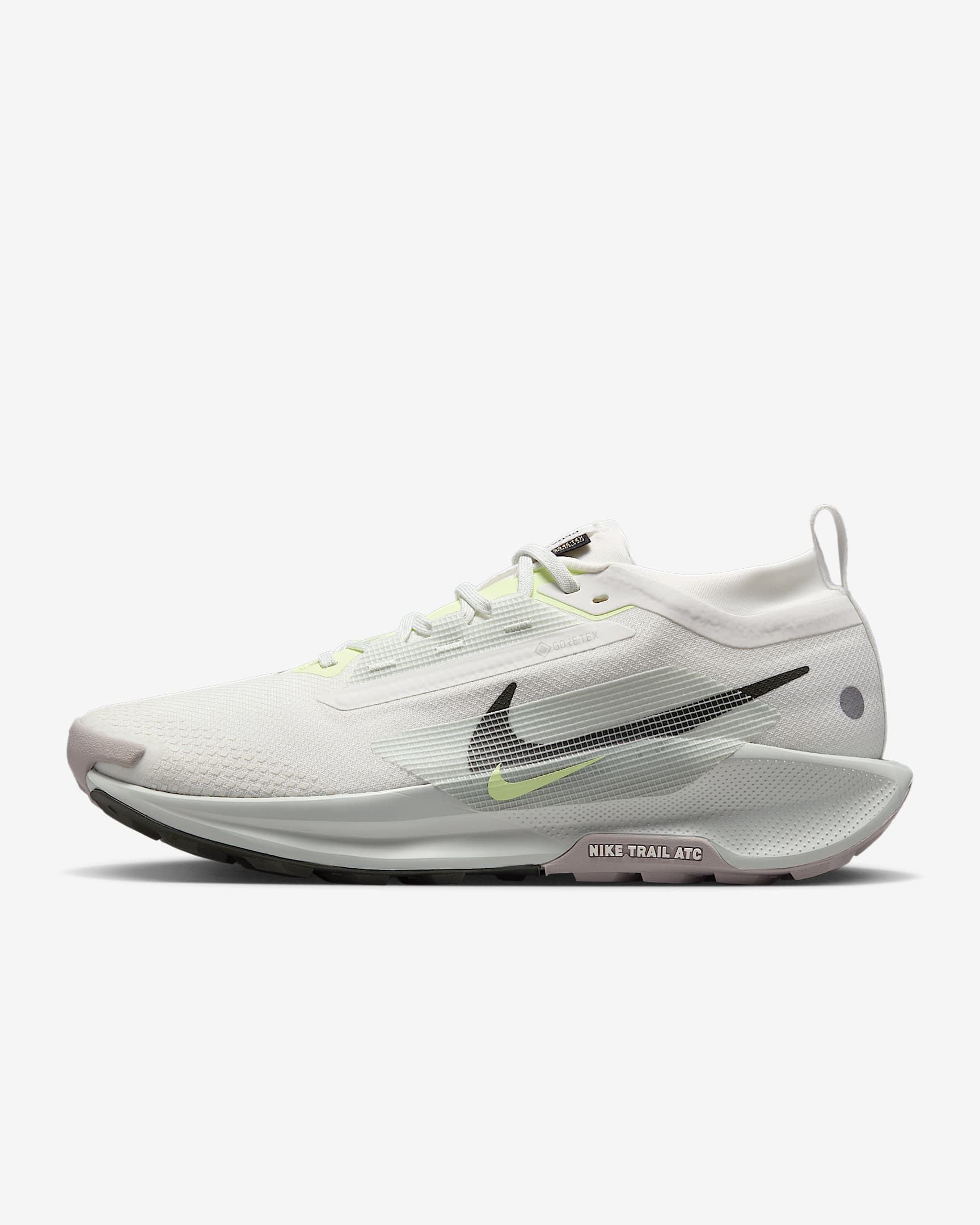 Nike Pegasus Trail 5 GORE-TEX 耐克飞马男子防水越野跑步鞋 - 山峰白/浅银/大学灰/红杉绿
