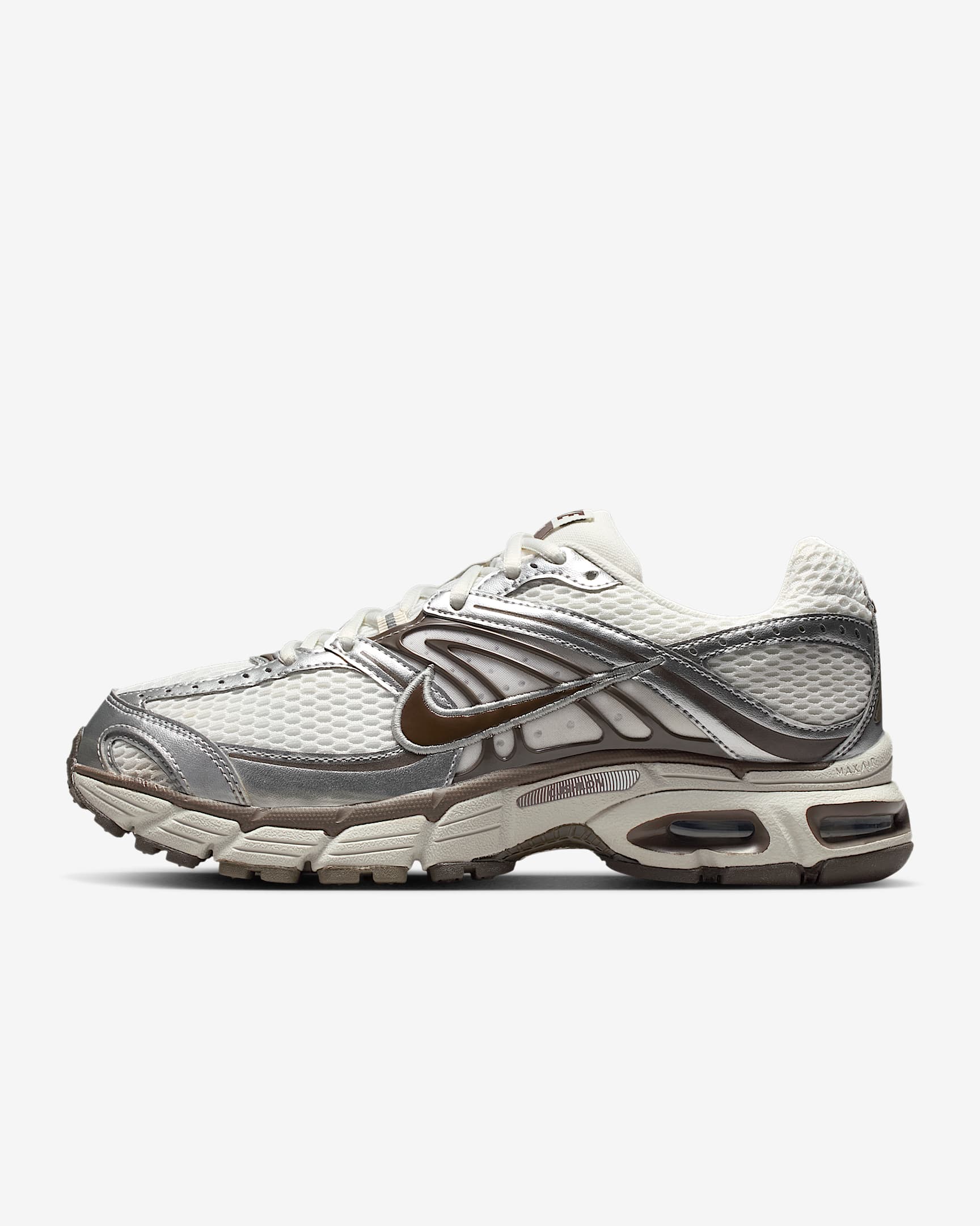 Nike Air Max Moto 2K 女子运动鞋 - 幻影灰白/金属银/浅骨色/巴洛克棕