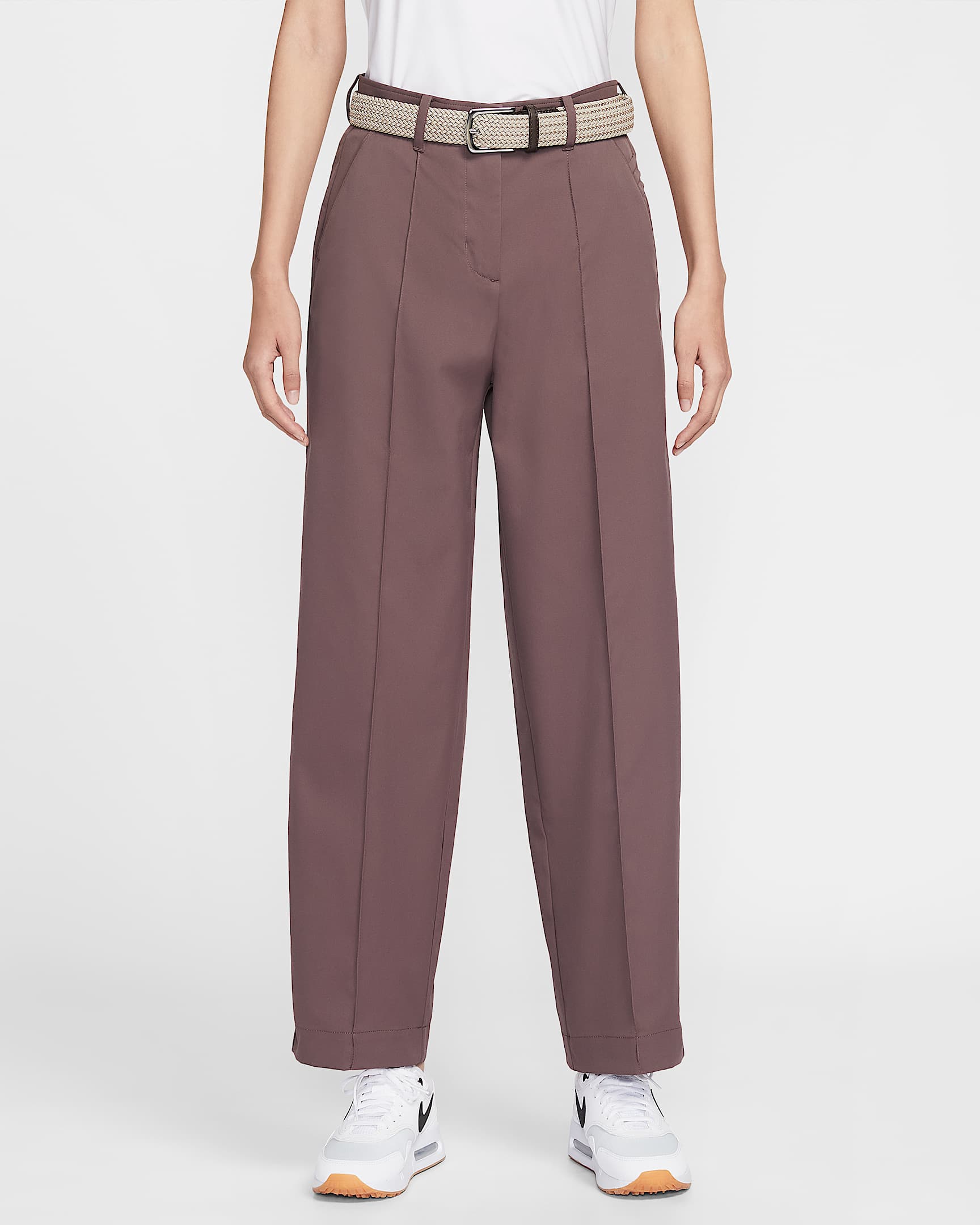 Nike Golf Club Dri-FIT 女子速干高尔夫长裤 - 图腾黑紫/黑