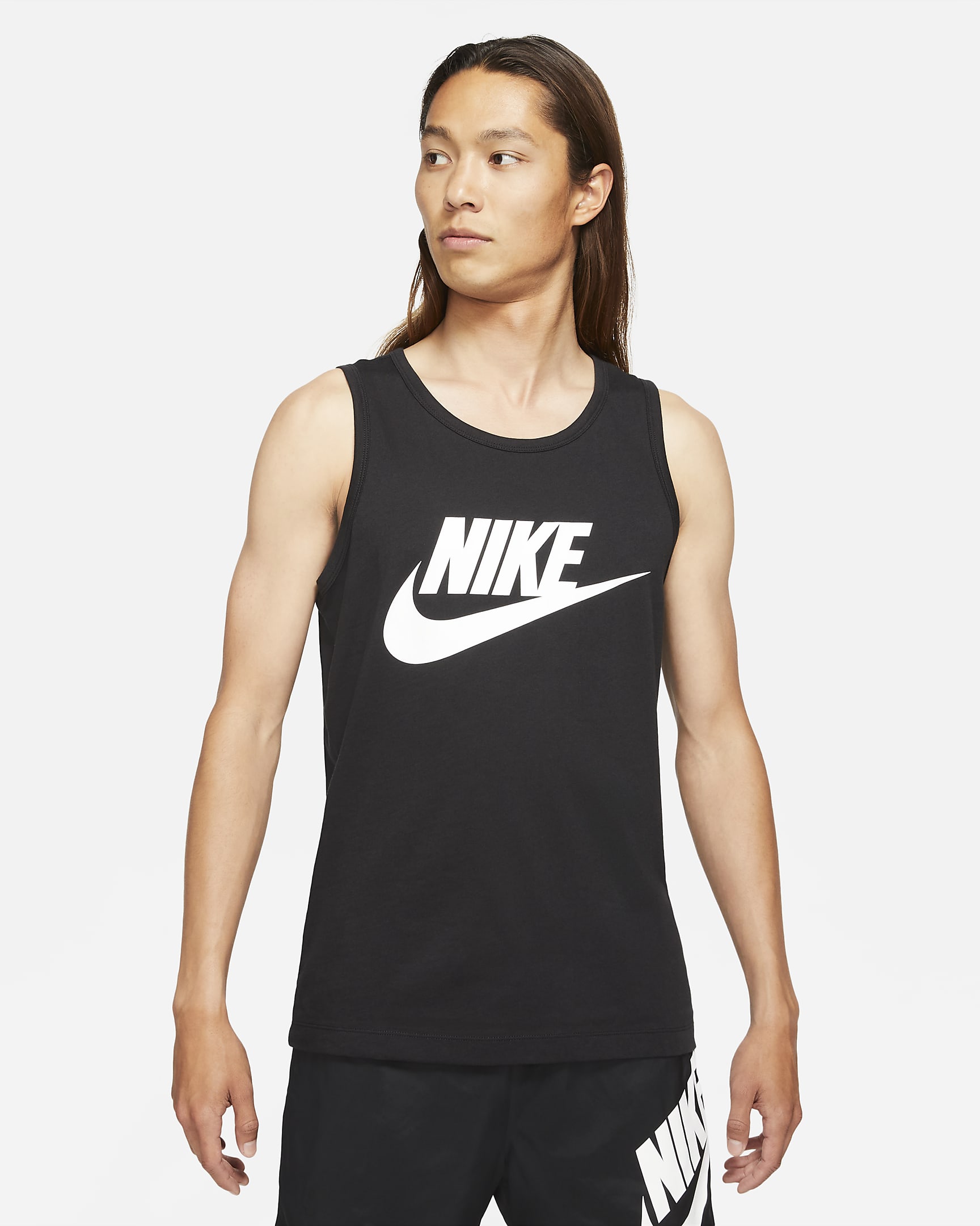 Nike Sportswear 男子背心 - 黑/白色