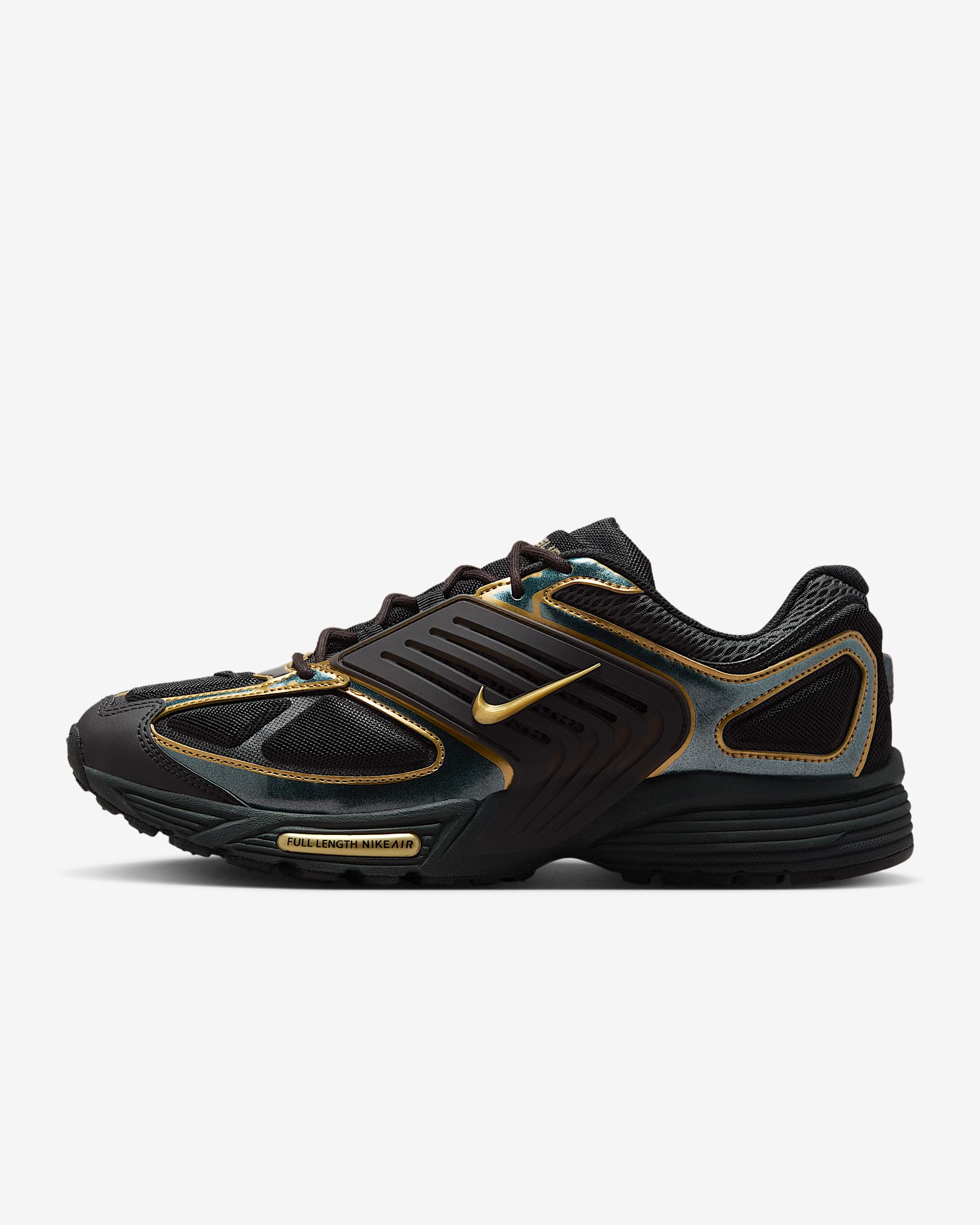 Nike Air Pegasus Wave Premium 男子运动鞋 - 黑/煤黑/铁架黑/金属色