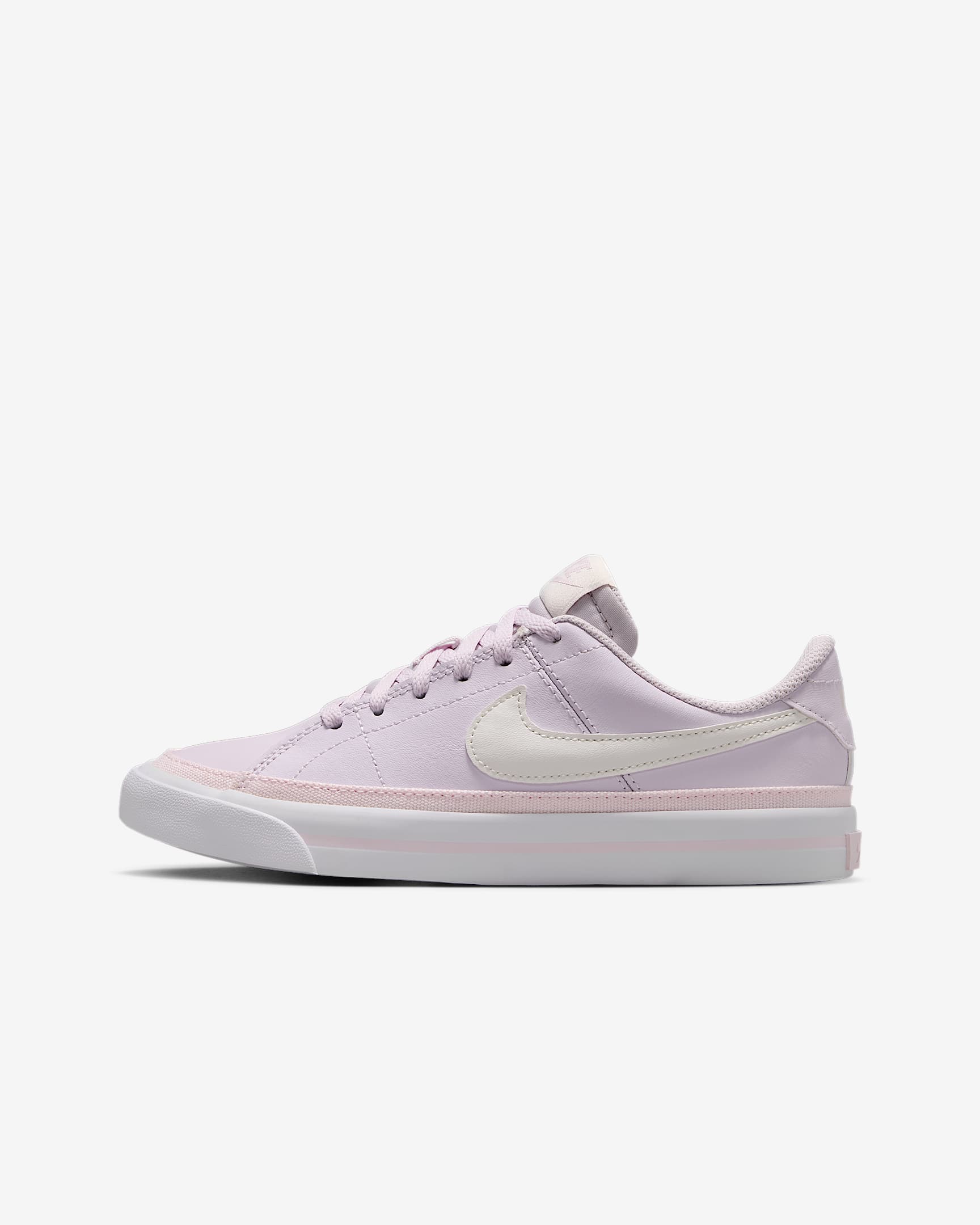 Nike Court Legacy 大童运动鞋 - 浅紫罗兰/白色/帆白