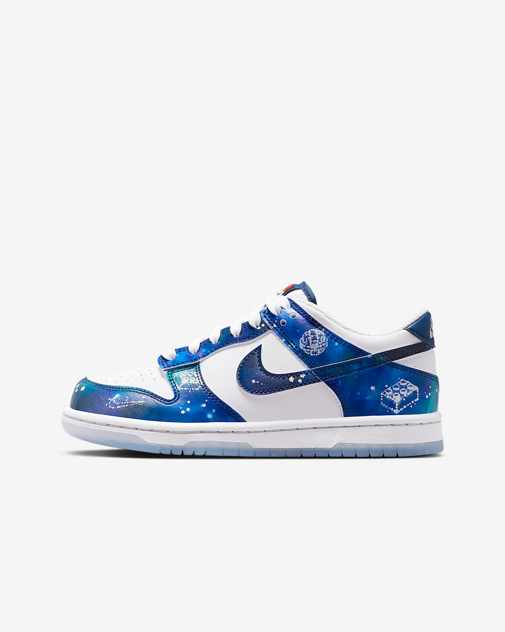 Nike Dunk Low x LEGO® Collection 大童运动鞋 - 白色/勇气蓝/金属银灰/多色