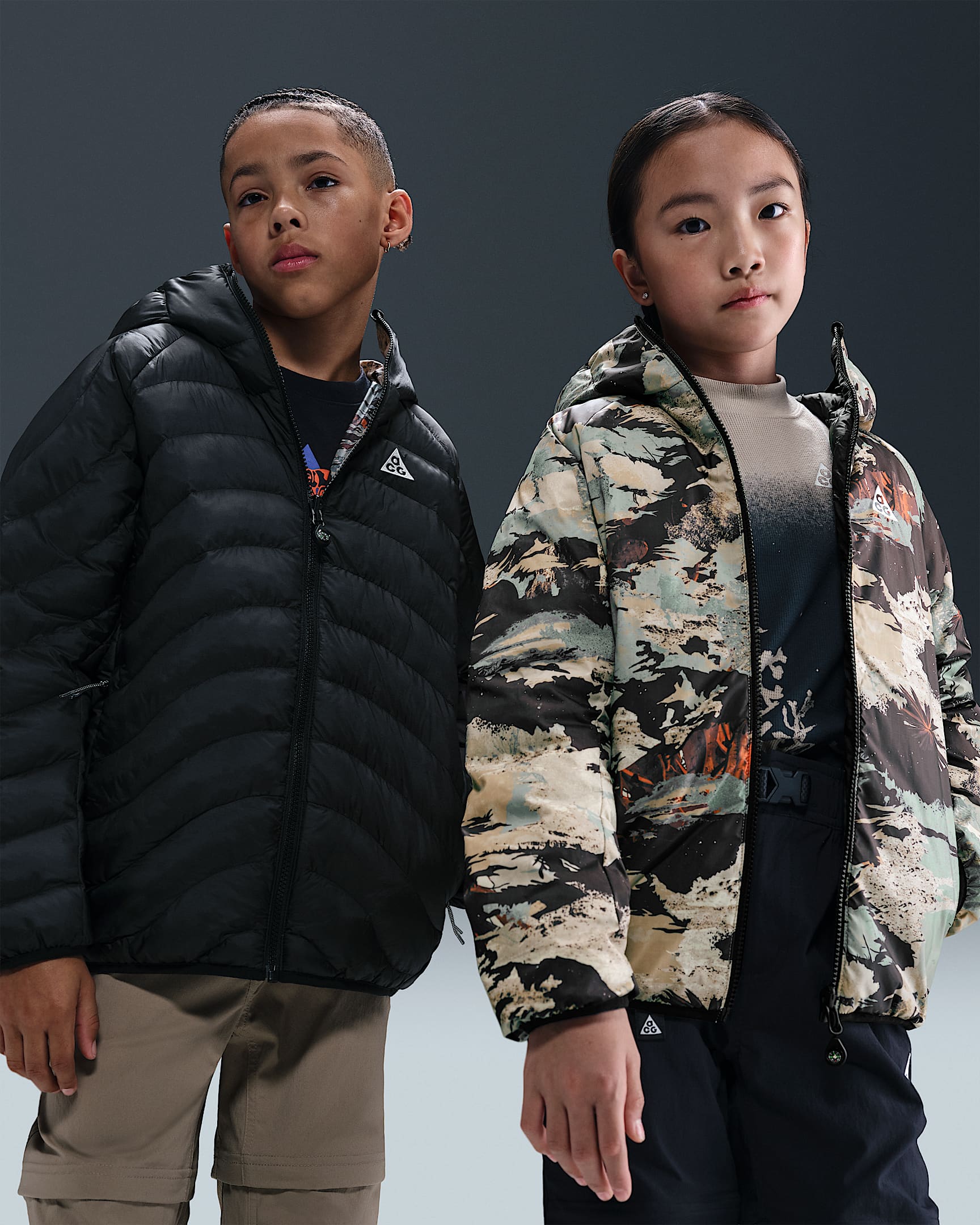 Nike ACG Therma-FIT ADV 大童夹克 - 黑/山峰白