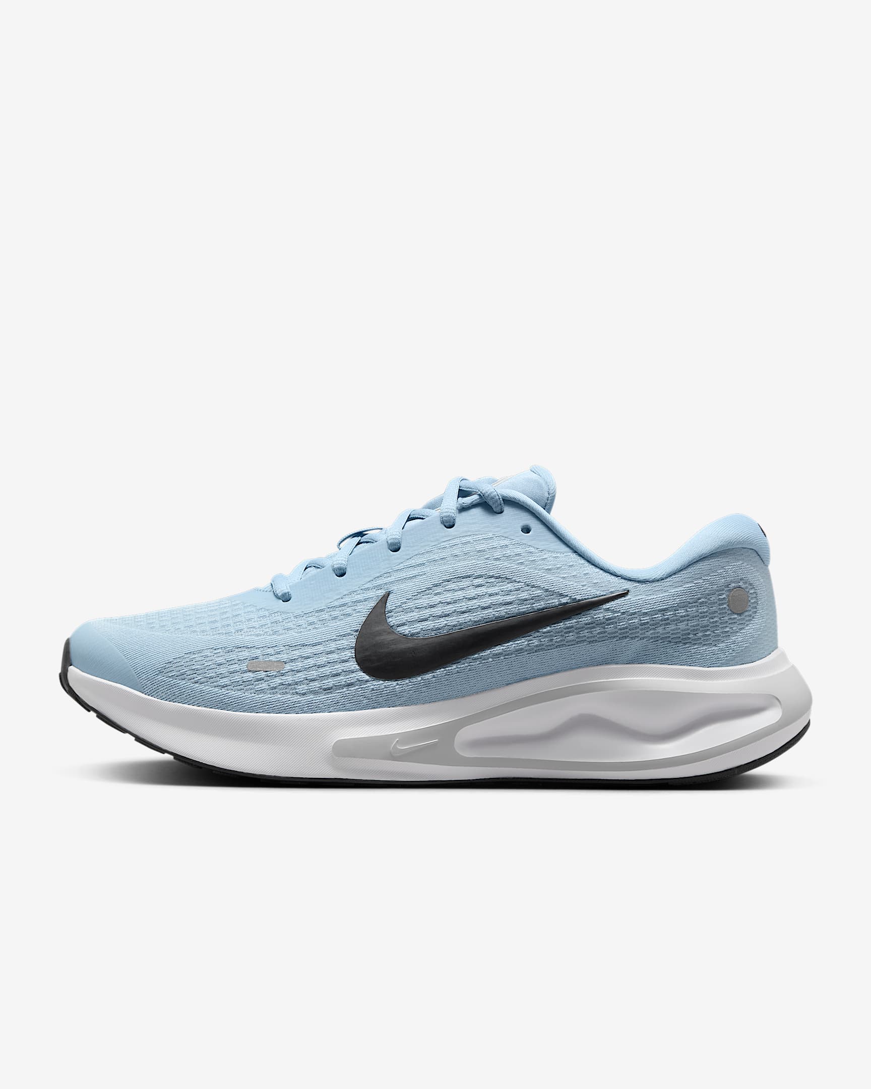 Nike Journey Run 男子透气公路跑步鞋 - 浅军械蓝/灰石板蓝/白金色/煤黑