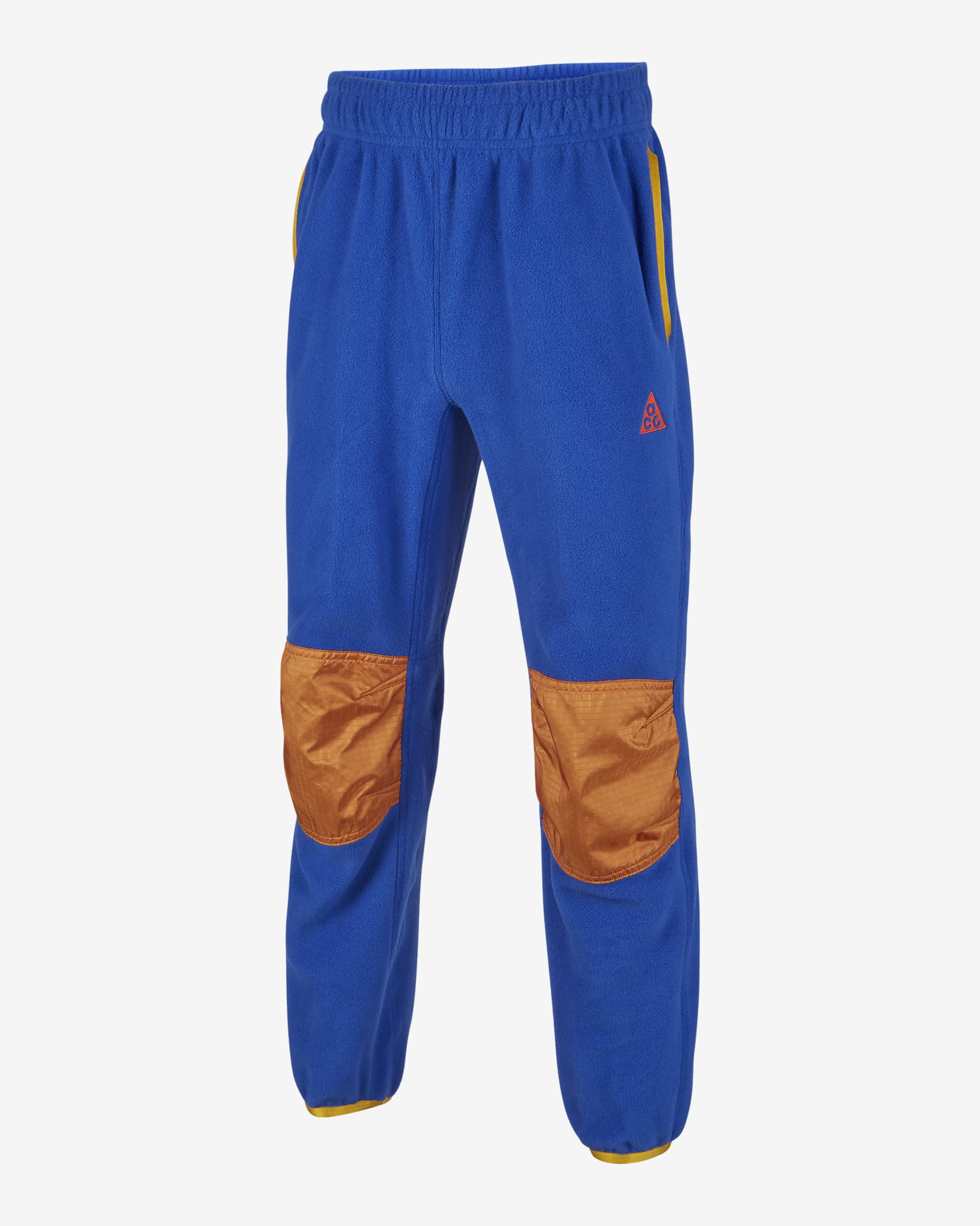 Nike ACG Polartec® "Wolf Tree" 大童摇粒绒户外长裤 - 游戏宝蓝/热辣咖喱黄/赭黄/亮深红